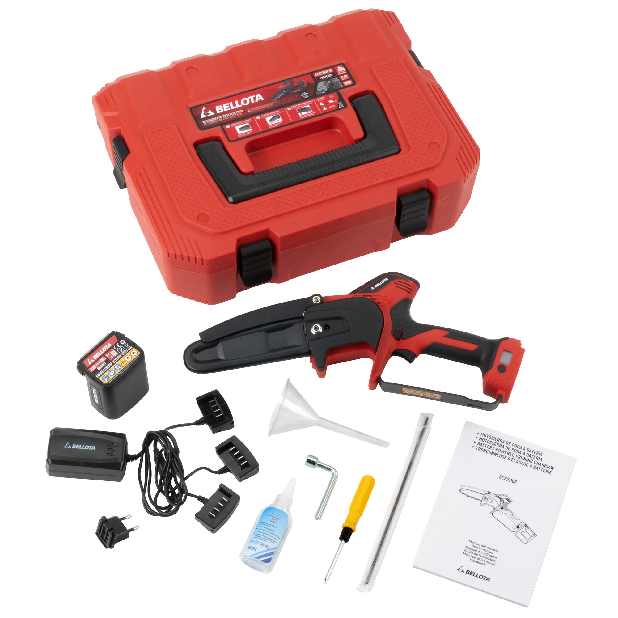 Motosierra Eléctrica a batería para el profesional, 21,6V/ECS2110P