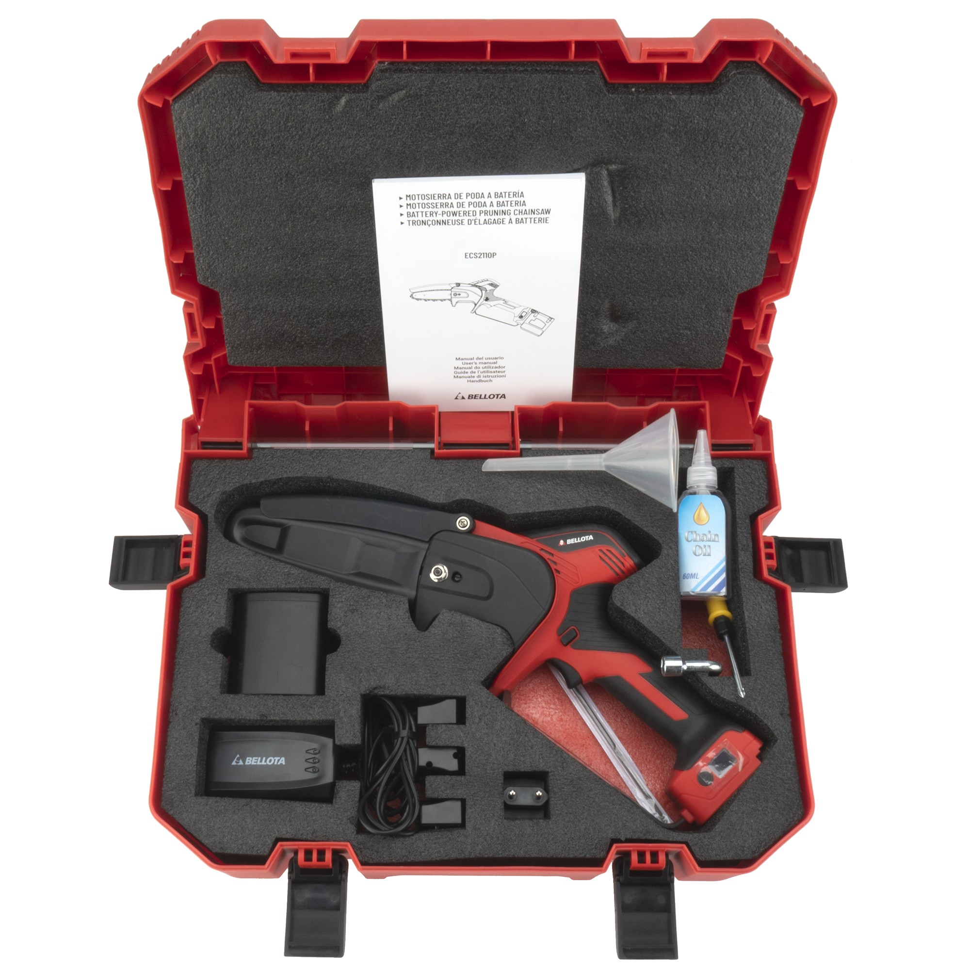 Motosierra Eléctrica a batería para el profesional, 21,6V/ECS2110P