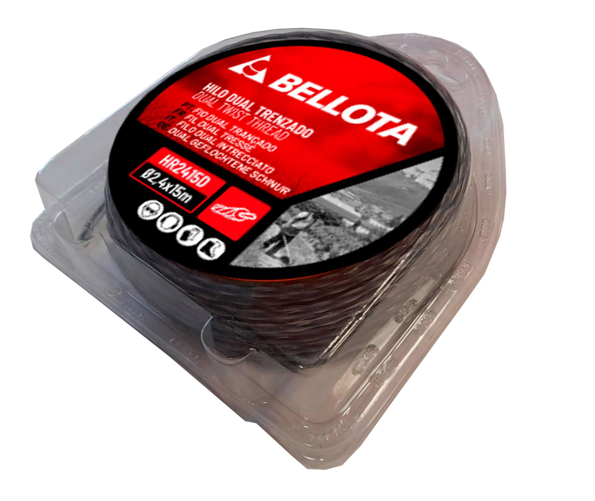 Hilo de corte Dual trenzado de  Ø 2,4mm x 15m / HE2415D