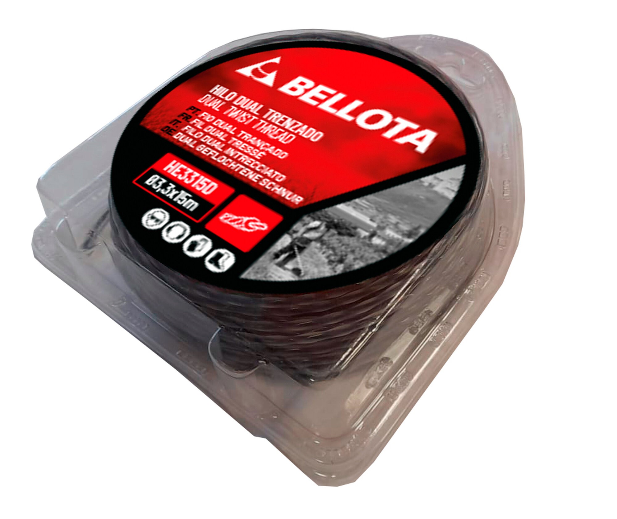 Hilo de corte Dual trenzado de  Ø 3,3mm x 15m / HE3315D