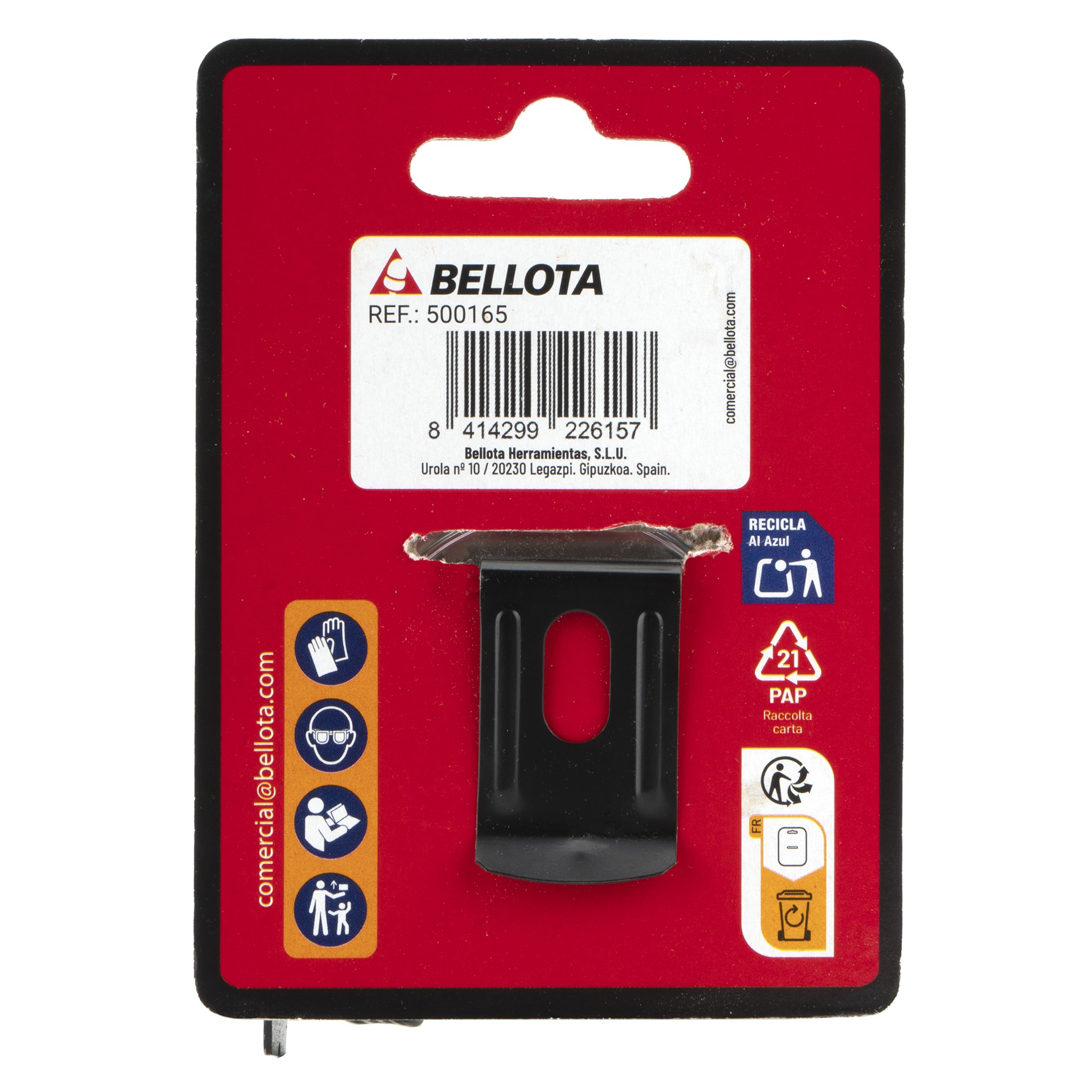 Flexómetro cromado 5 m / 500165