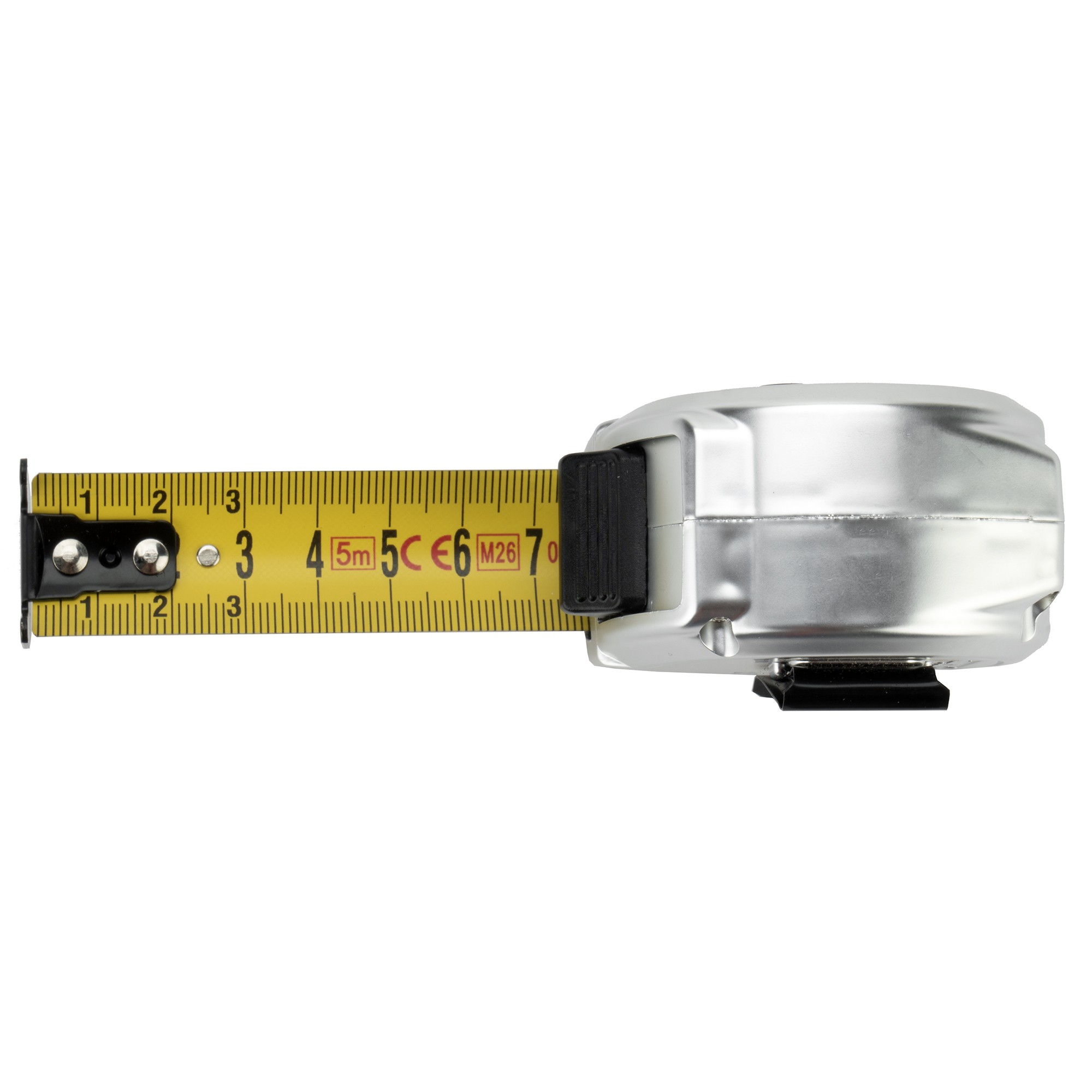 Flexómetro cromado 5 m / 500165