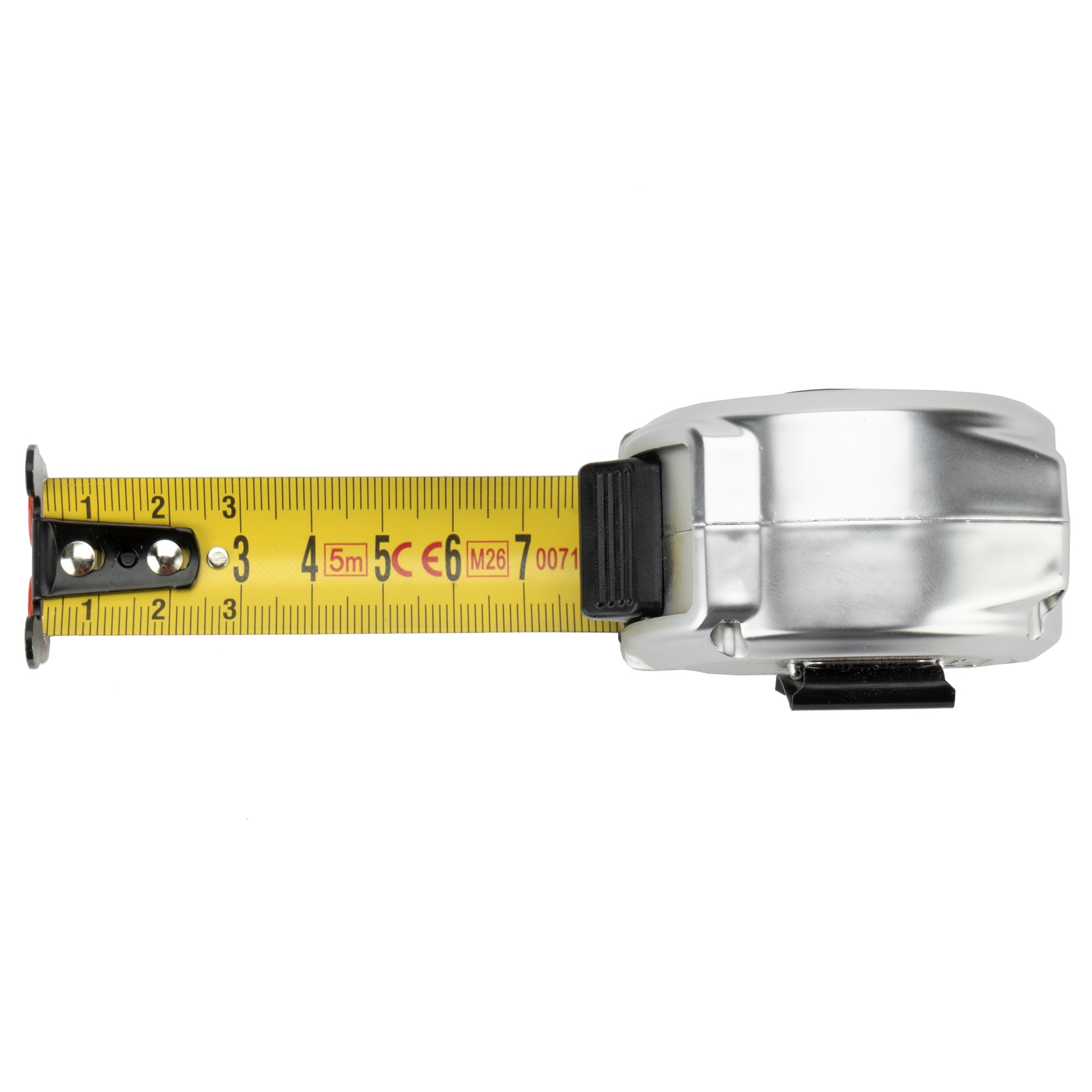 Flexómetro cromado con imán 5 m / 500165M