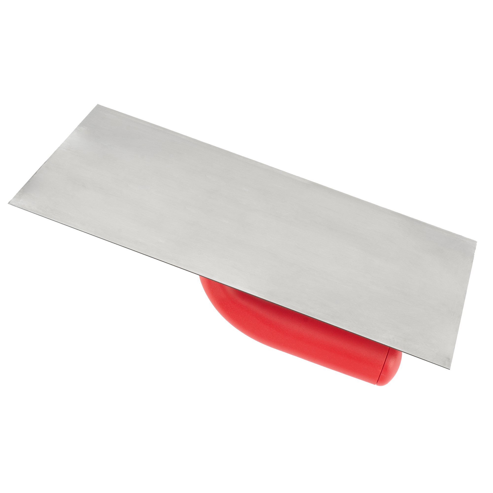 Llana recta de acero con mango abierto plástico 270x130 mm / 25864