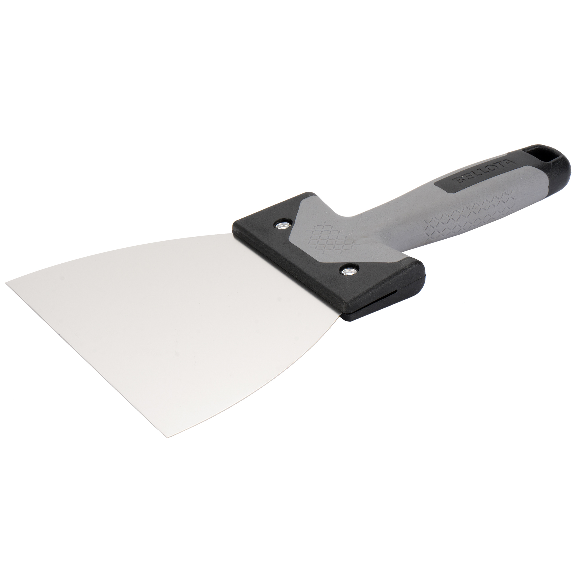 Espátula americana de acero inoxidable con mango bimaterial 140 mm / 5900140