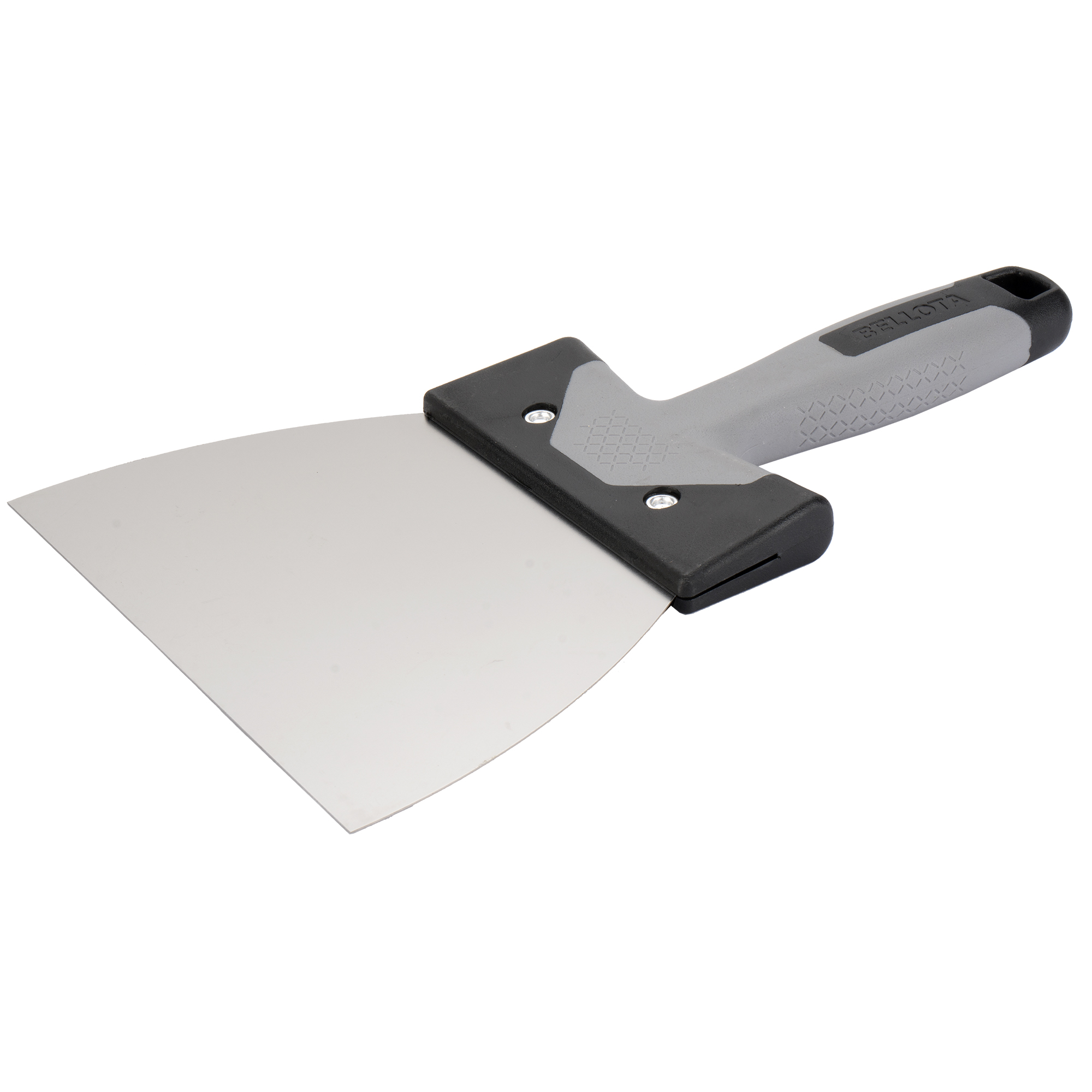 Espátula americana de acero inoxidable con mango bimaterial 160 mm / 5900160