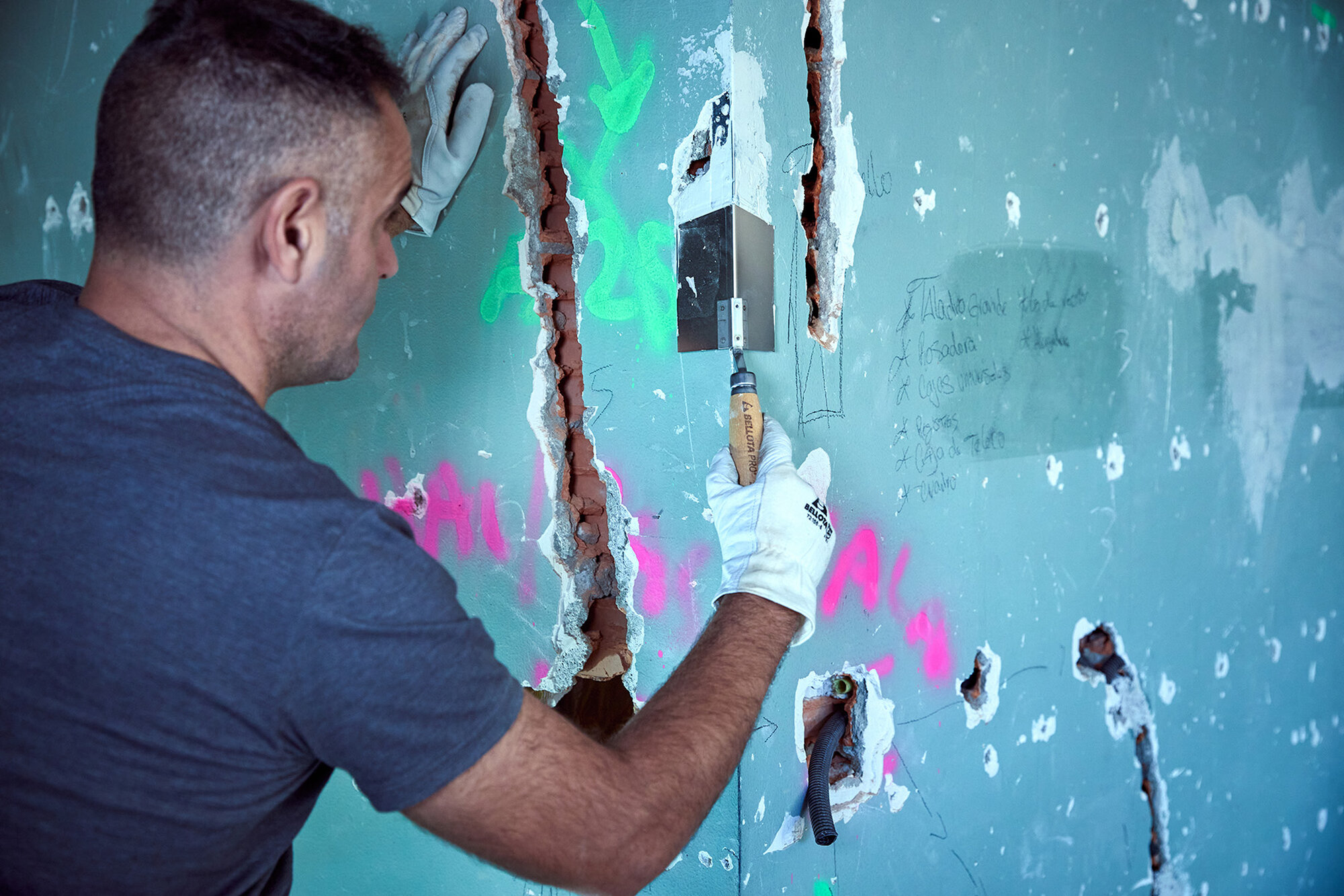 Espátula esquina de acero inoxidable / 5896E