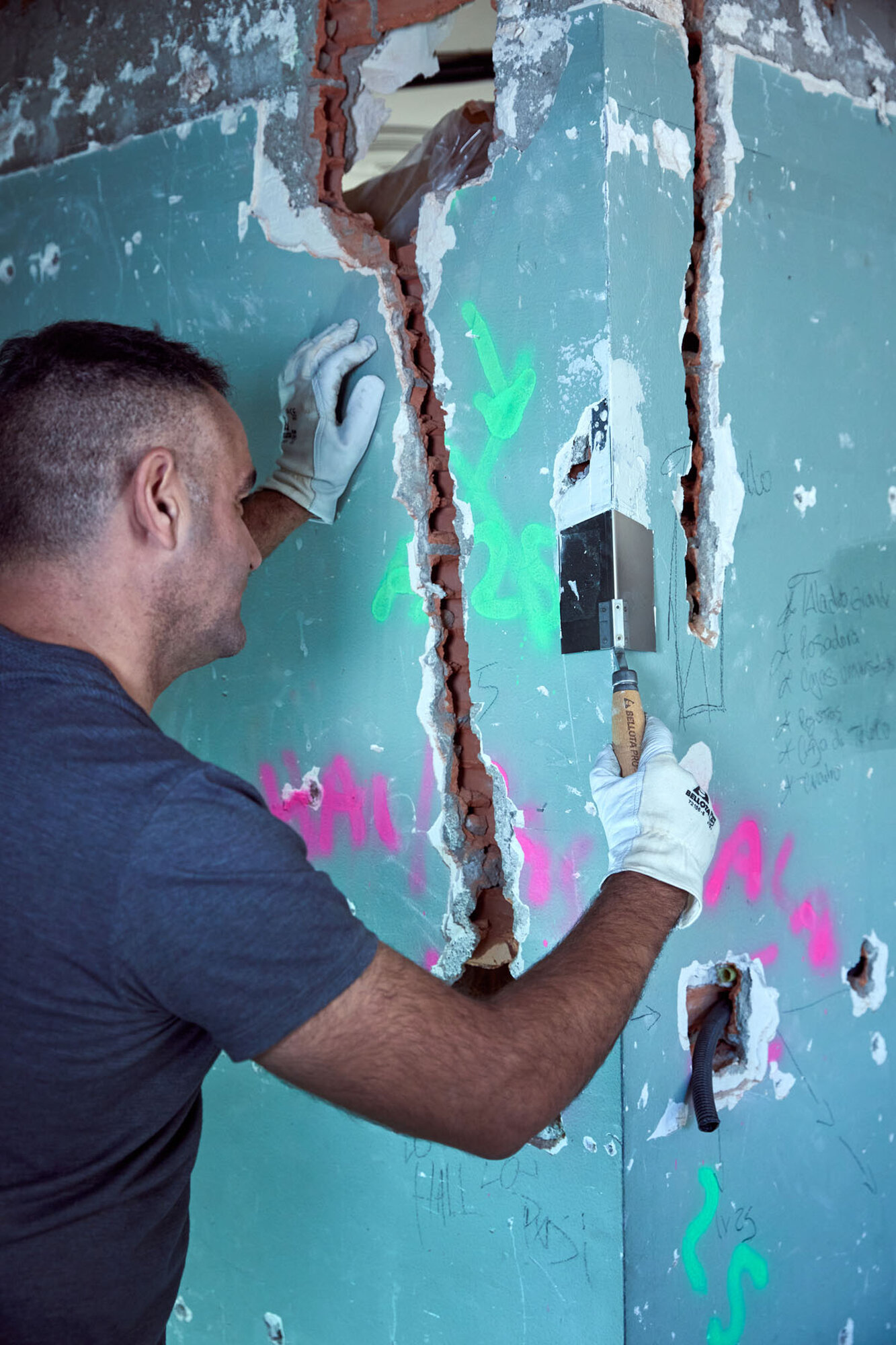 Espátula esquina de acero inoxidable / 5896E