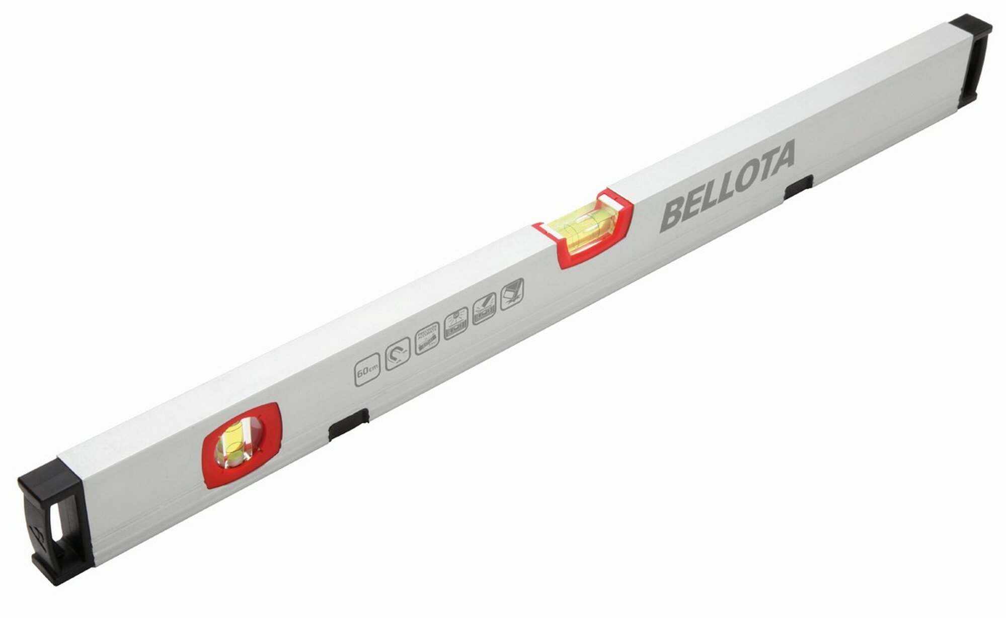 Nivel tubular de aluminio con imán 1200 mm / 50101M120