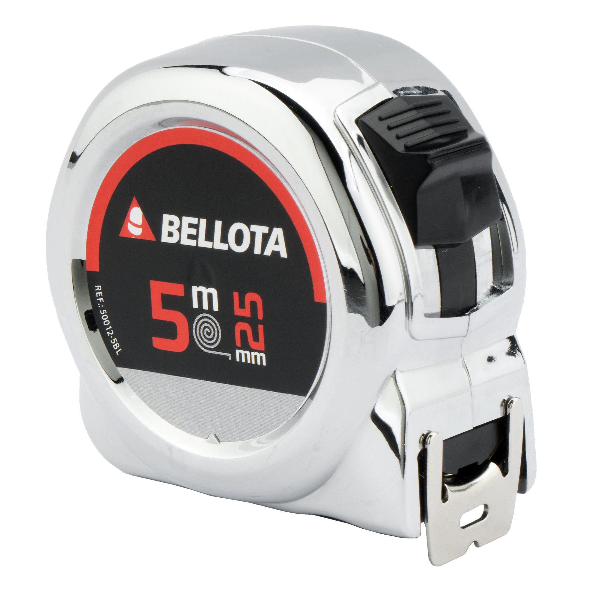 Flexómetro cromado 5 m / 500125BL