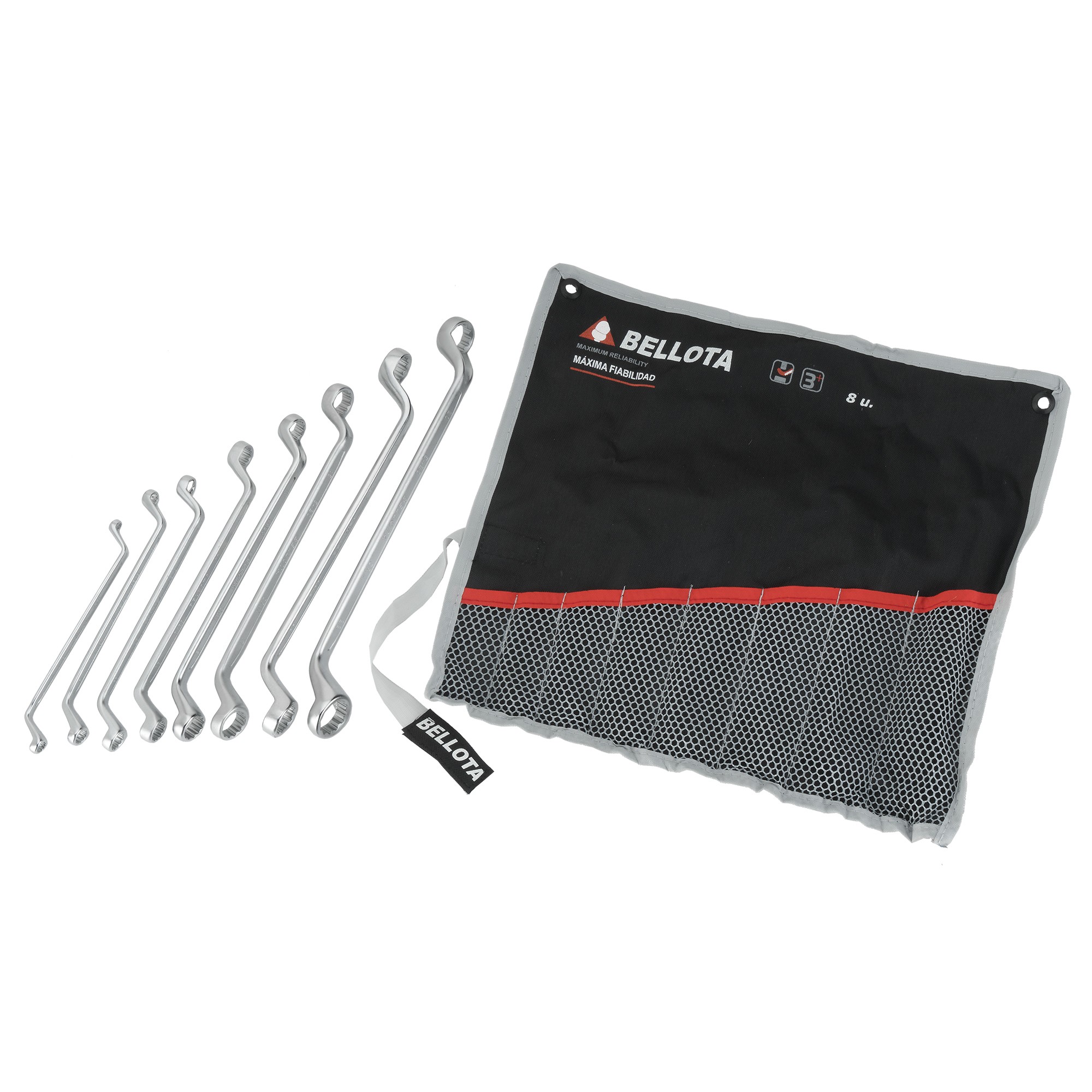 Juego 8 Llaves Estrella Acodada 6492 Bolsa / 6492-8 BS