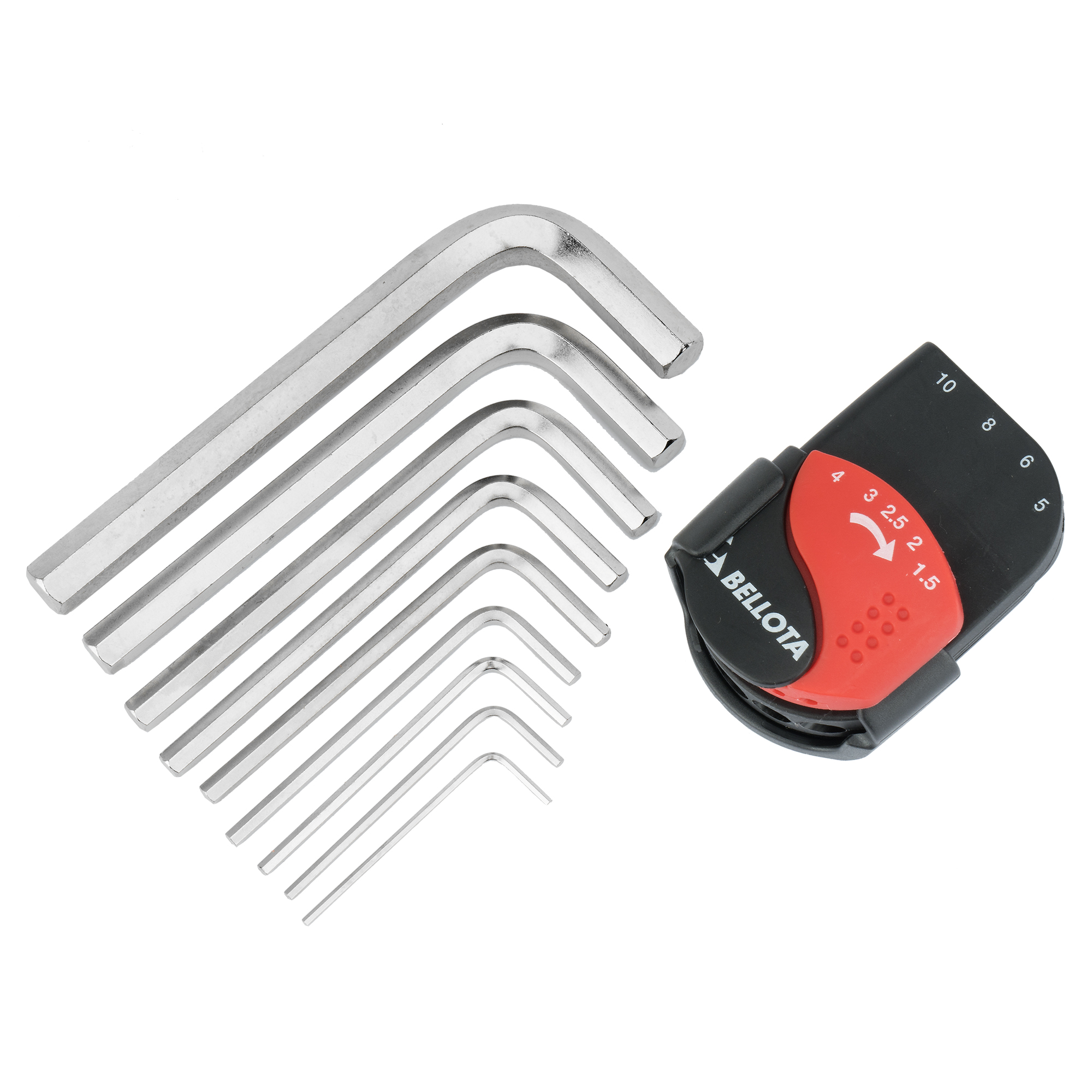 Juego 9 Llaves Allen Niqueladas / 6458-9 N