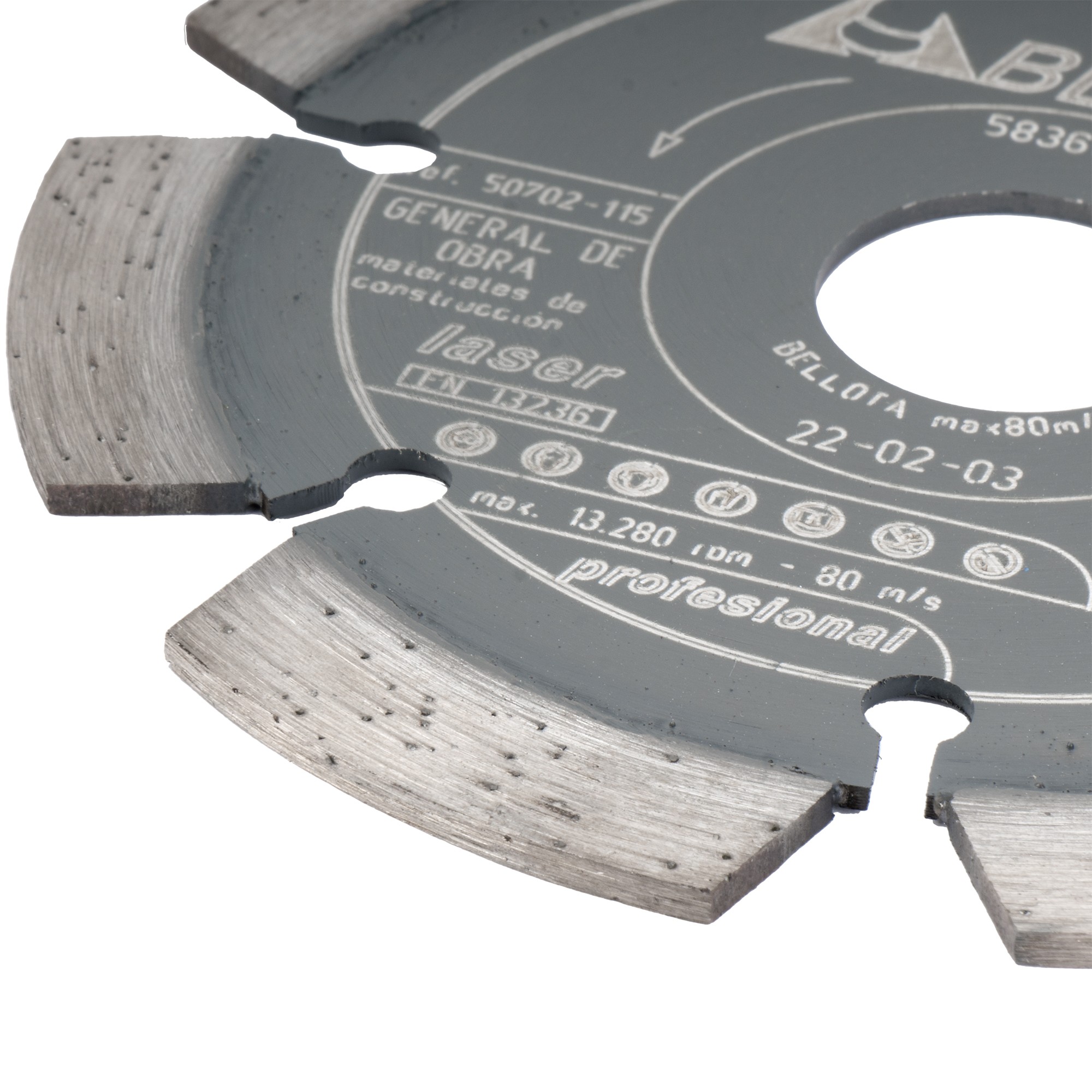 Disco diamante segmentado general de obra Pro7 115mm / 50702115