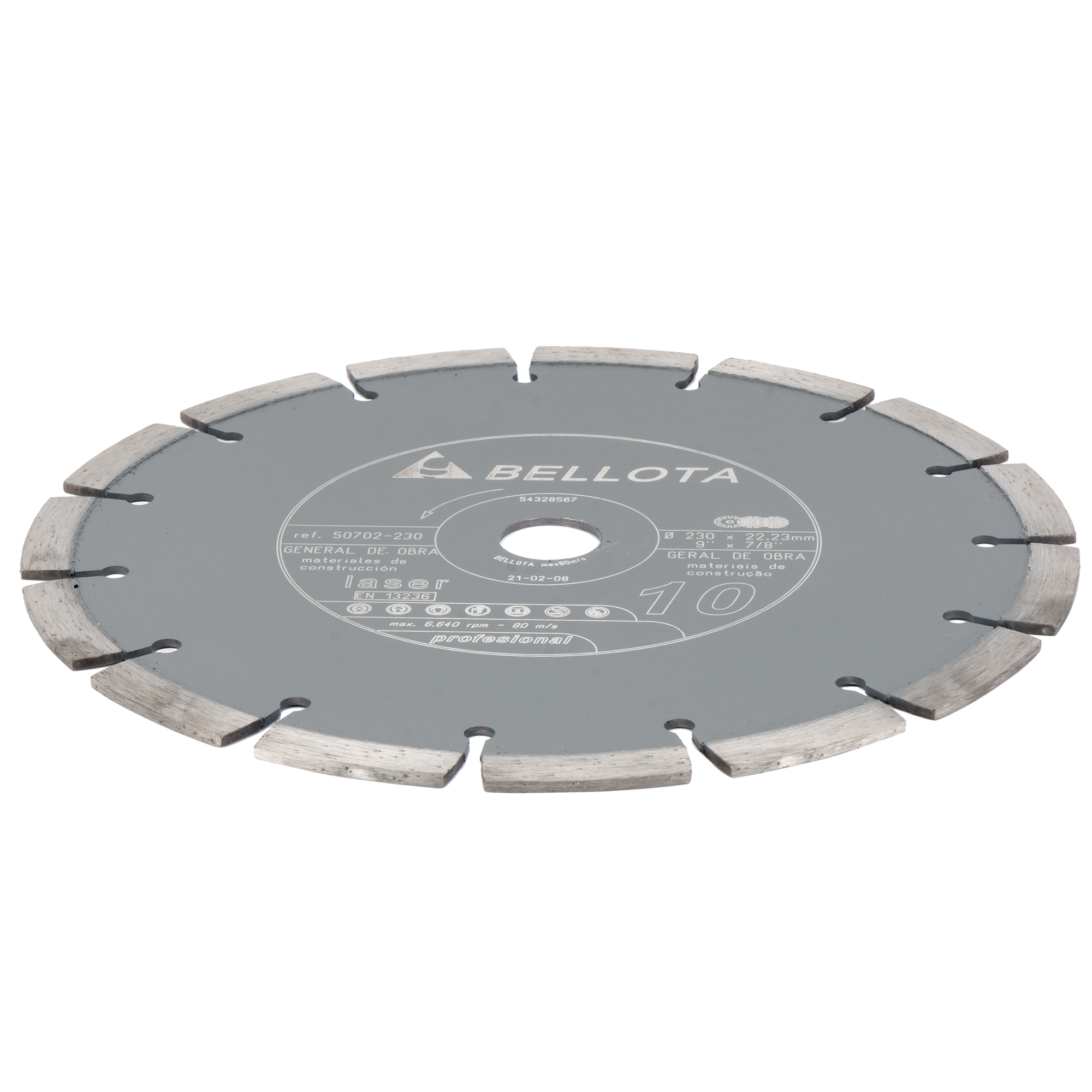 Disco diamante segmentado general de obra Pro7 230mm / 50702230