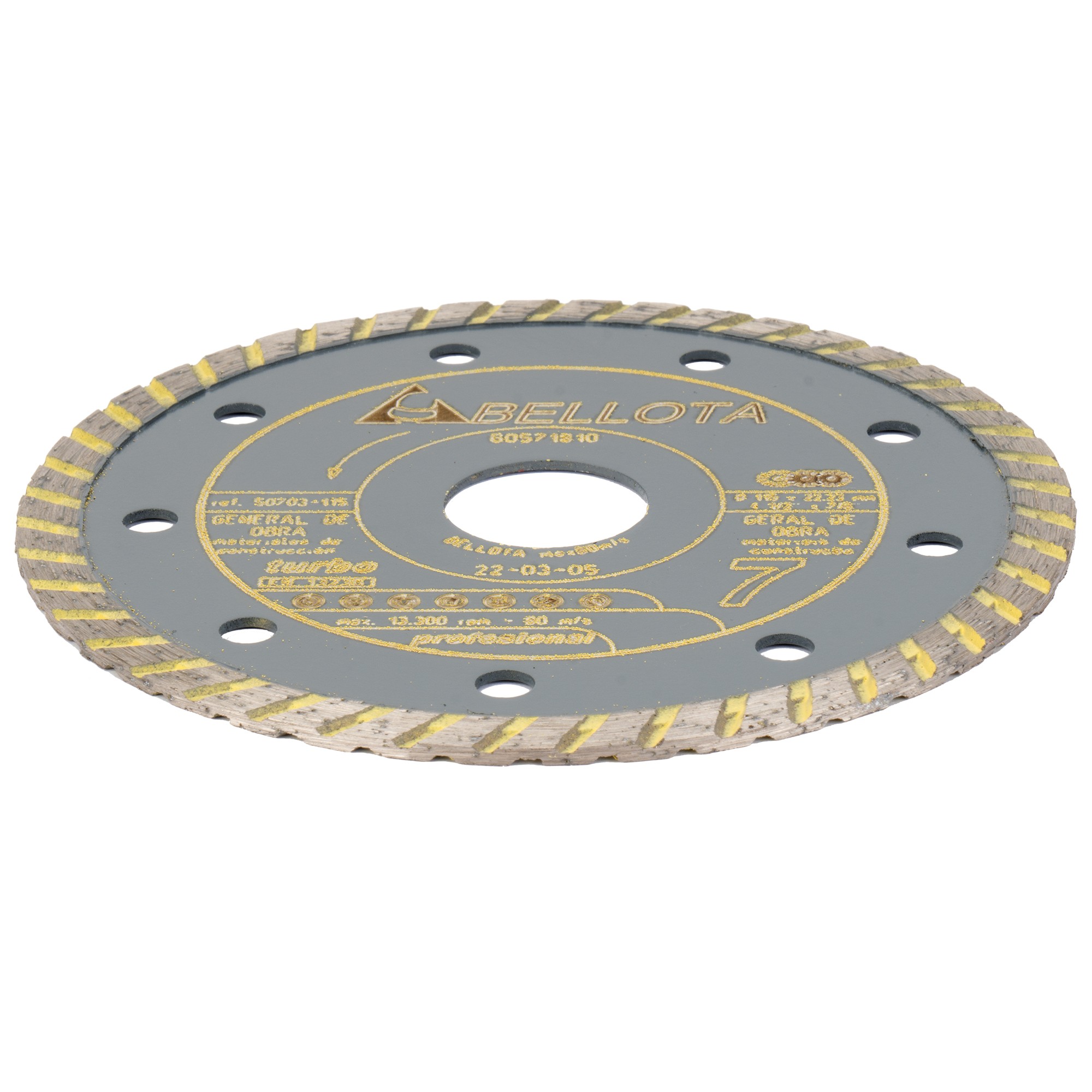 Disco diamante turbo general de obra Pro7 115mm / 50703115