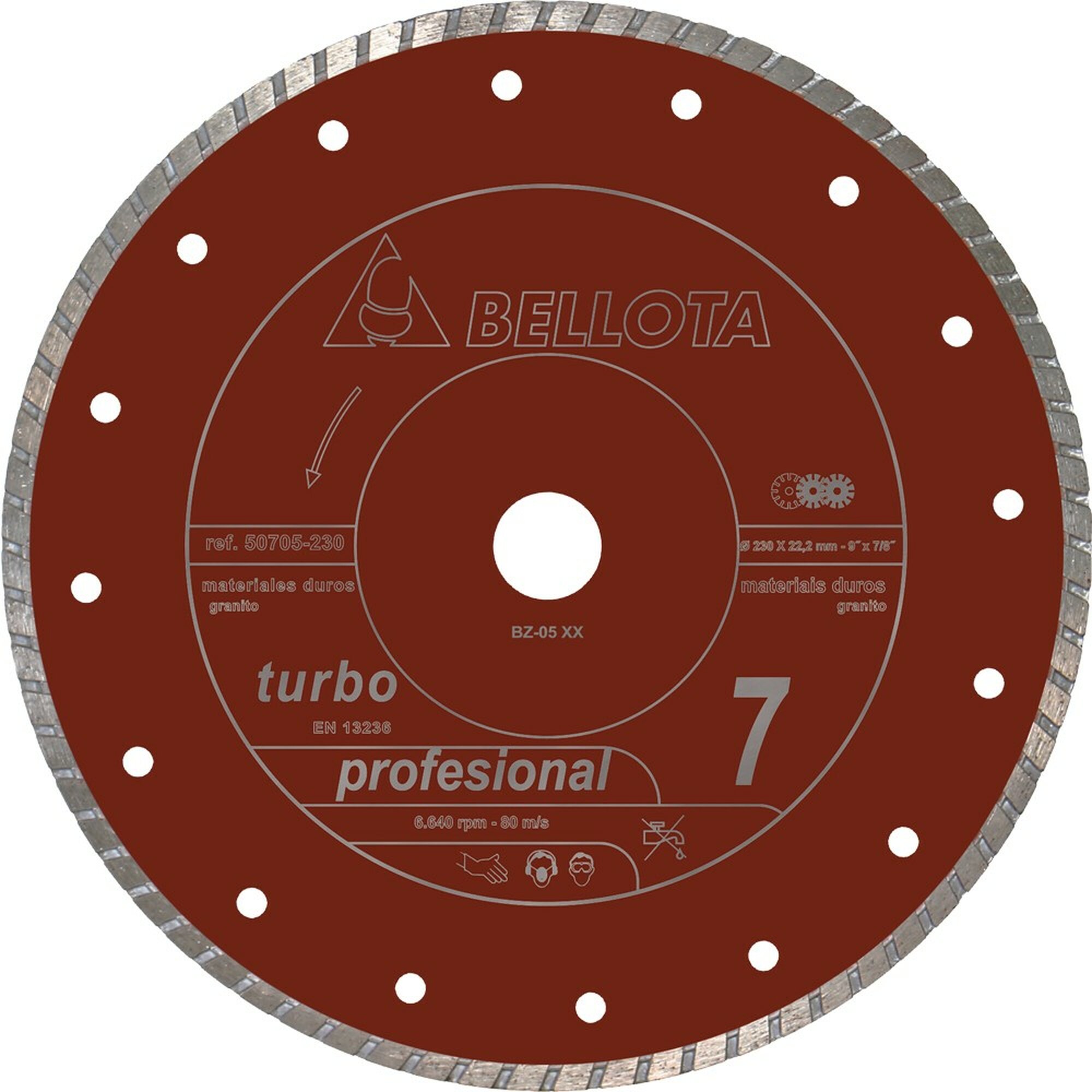Disco diamante turbo para materiales duros / 50705230