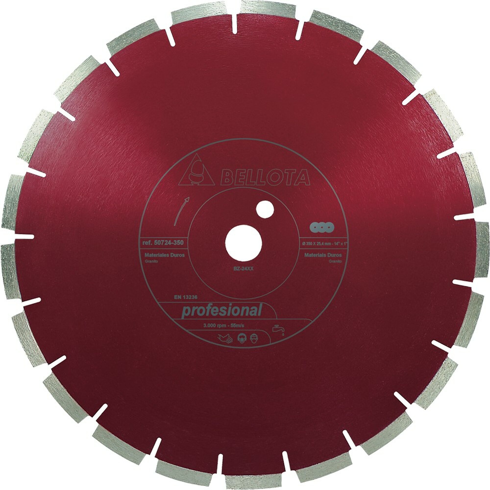 Disco diamante segmentado para materiales duros / 50724350