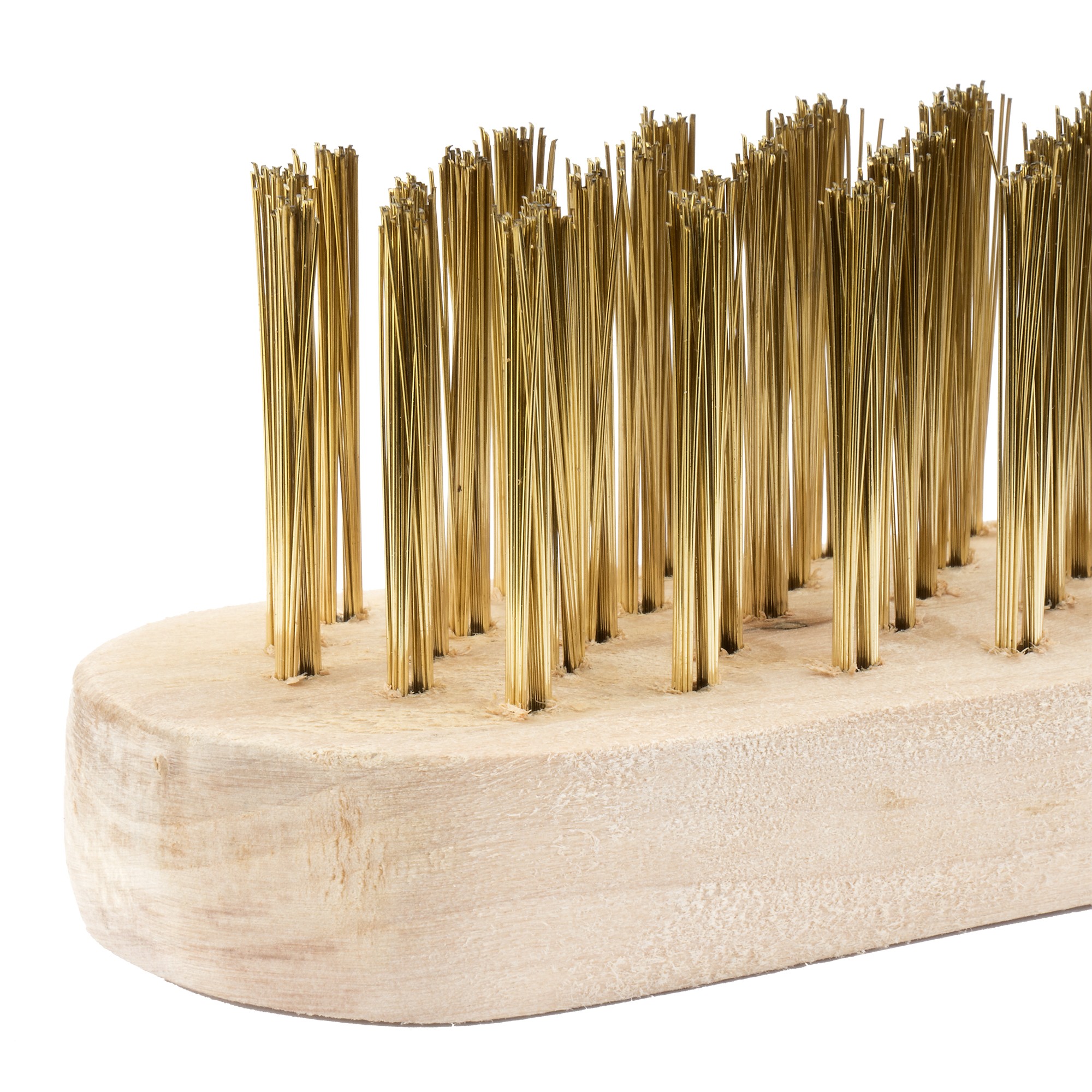 Cepillo Manual sin Mango Acero Latonado Alambre Recto / 50804-5