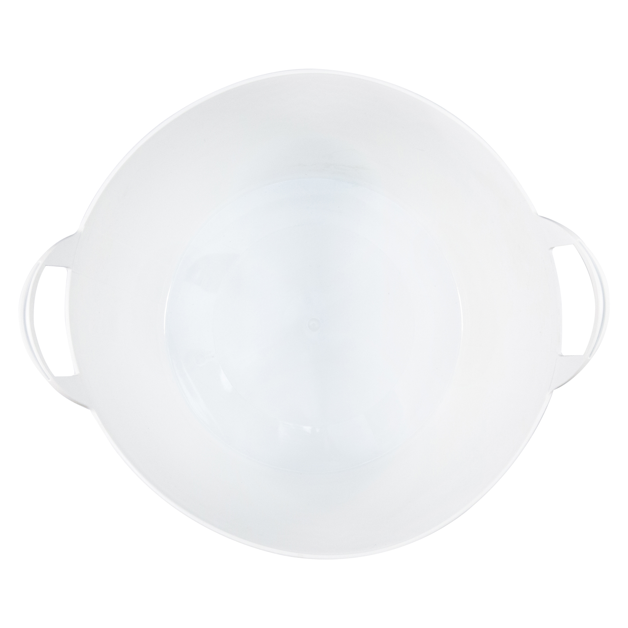 Capazo 65 litros asa reforzada plástico certificado uso alimentario blanco / BKT65WP