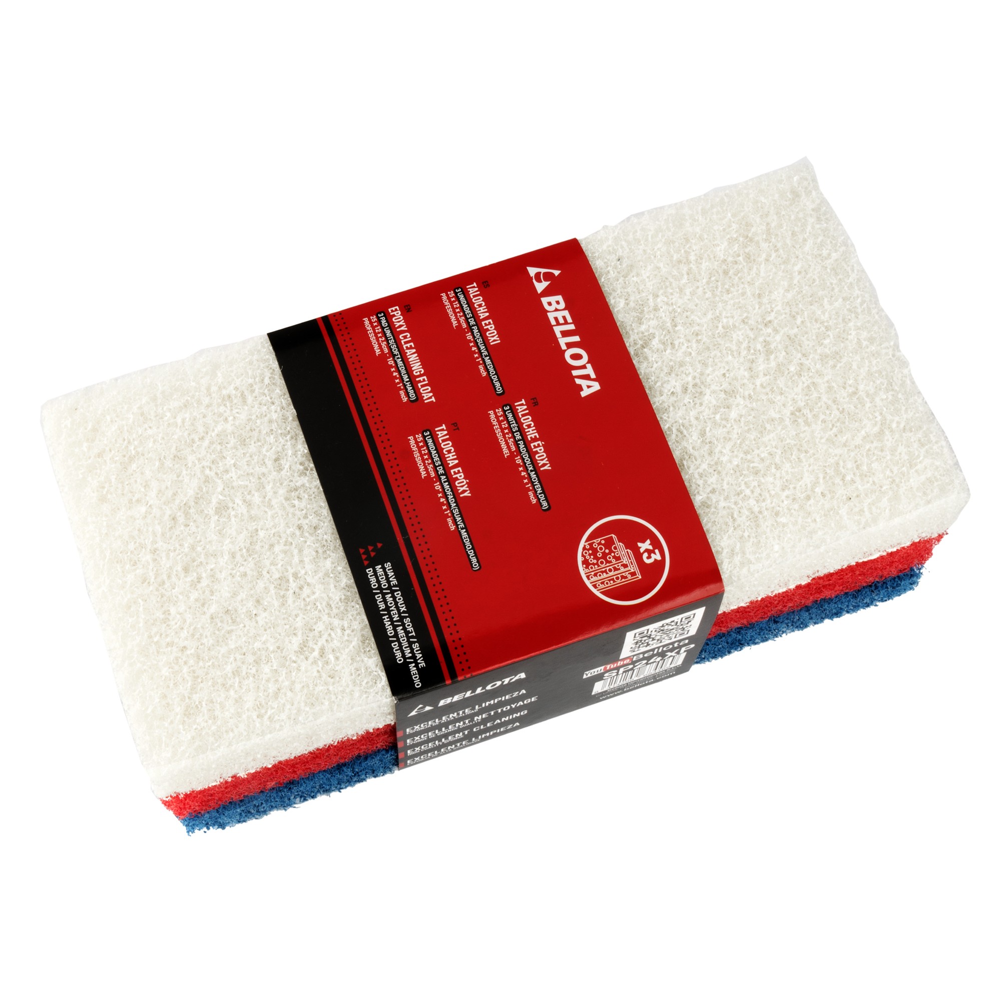 Recambio estropajo dureza blanda-media-alta para limpieza epoxi / SP24XP