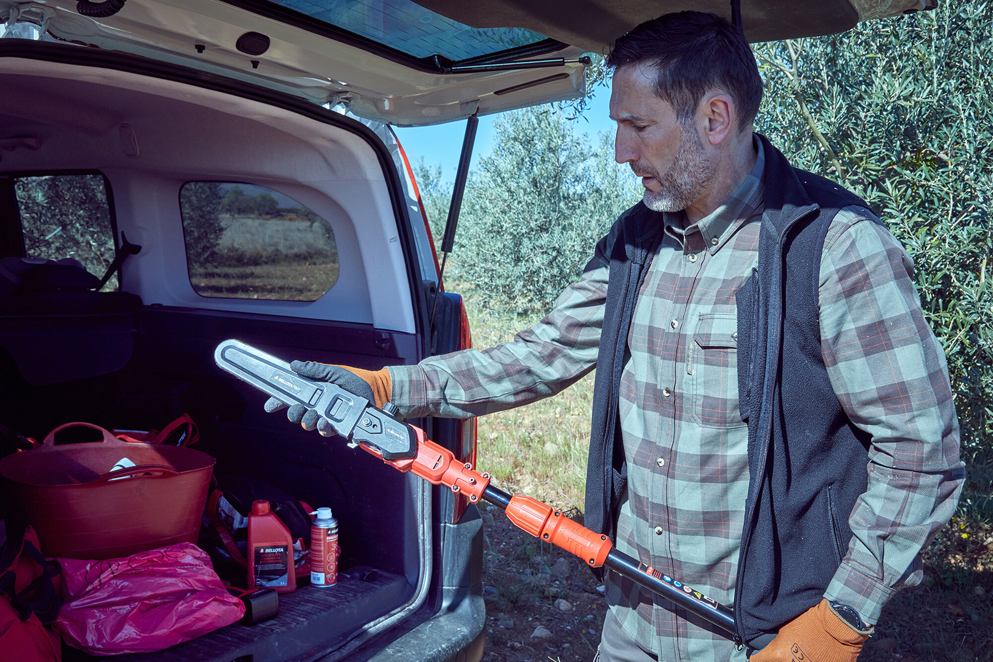 Motosierra pértiga a batería 210mm de corte / ECSP1210P