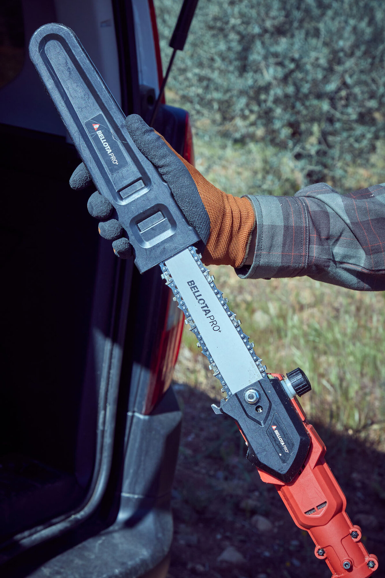 Motosierra pértiga a batería 210mm de corte / ECSP1210P