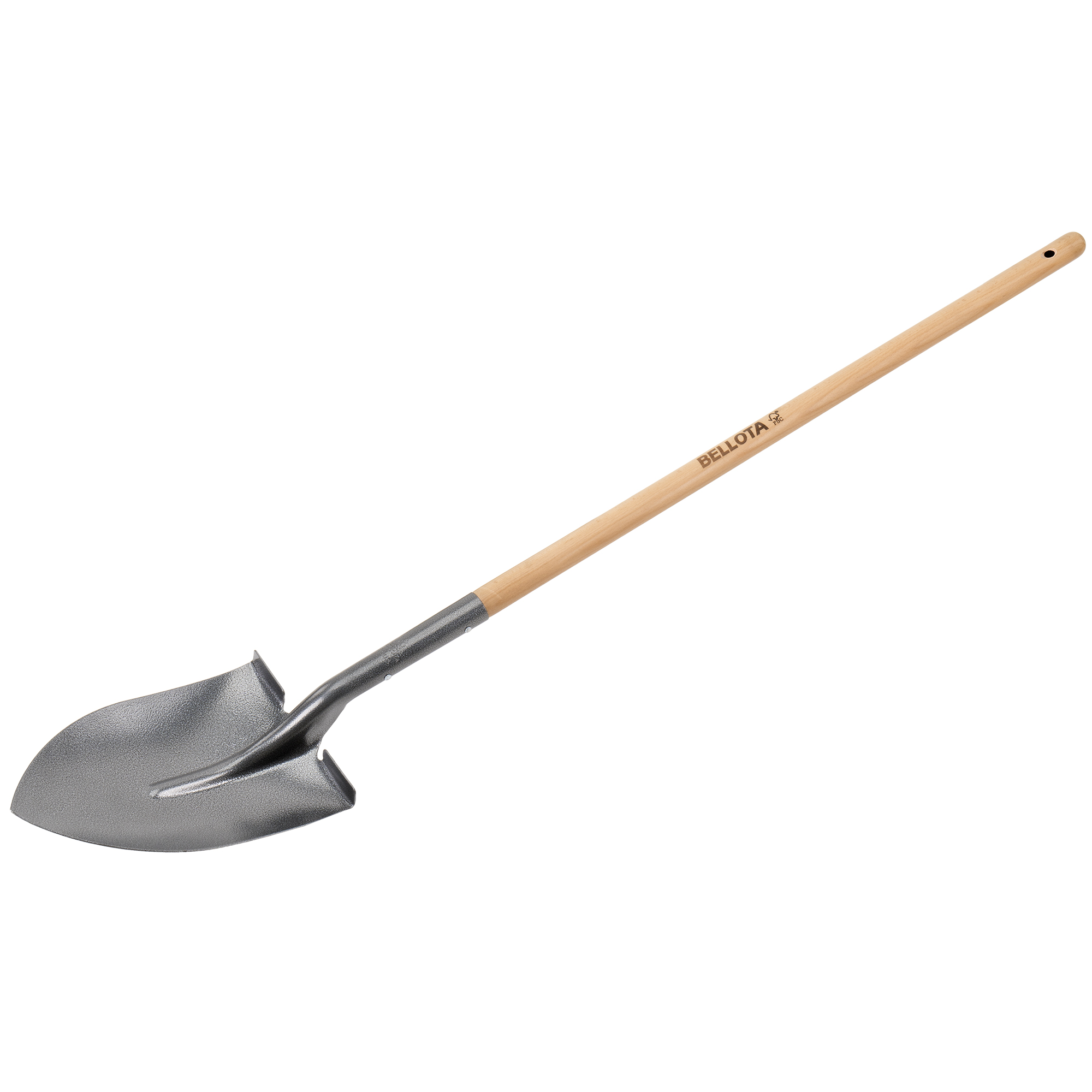 Pala irlandesa punta con mango largo para cavar y recoger escombros / 5505L