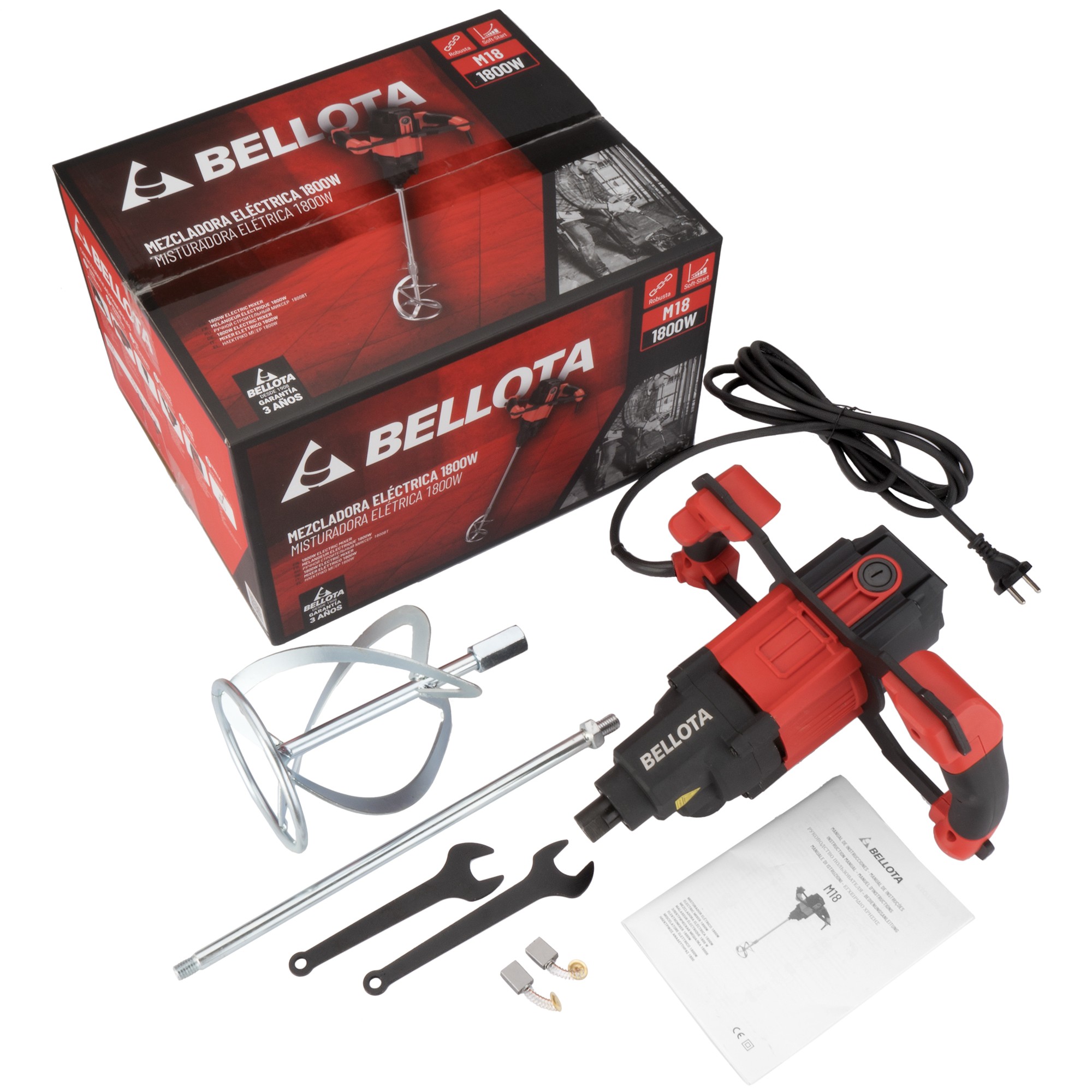 Máquina mezcladora M18 de 1800W para realizar mezclas / M18