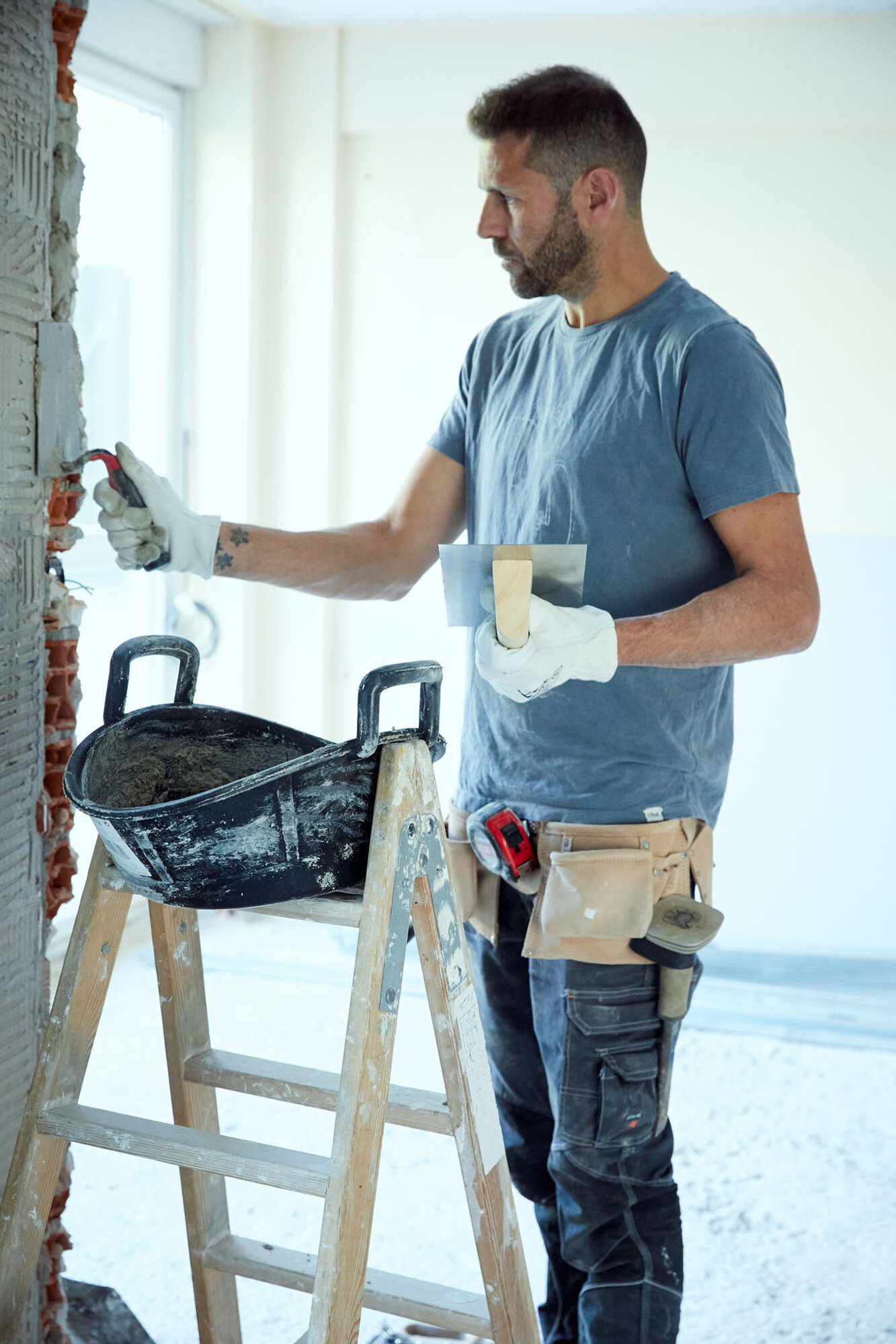 Cubo de caucho espuerta 11 litros negro / BKCESP11BP