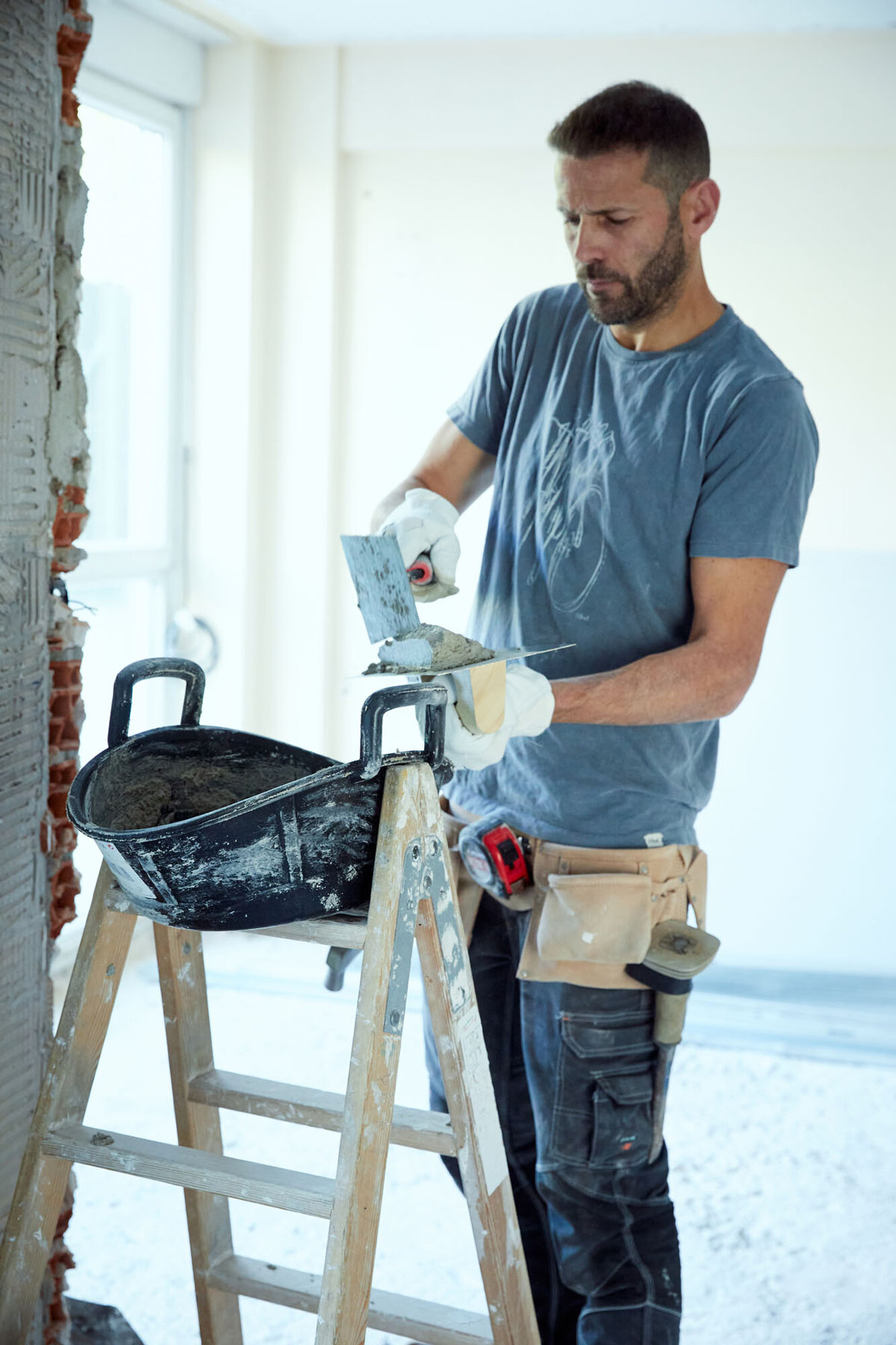 Cubo de caucho espuerta 11 litros negro / BKCESP11BP