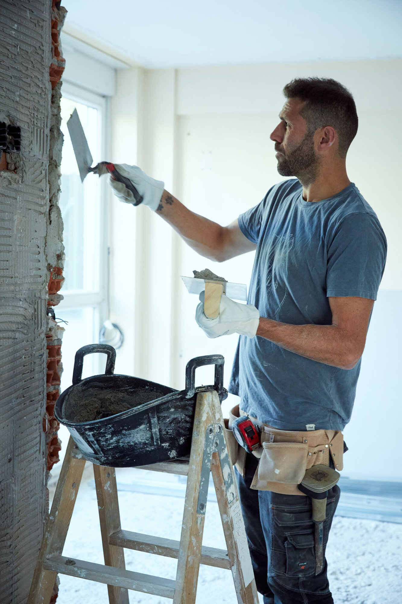 Cubo de caucho espuerta 11 litros negro / BKCESP11BP