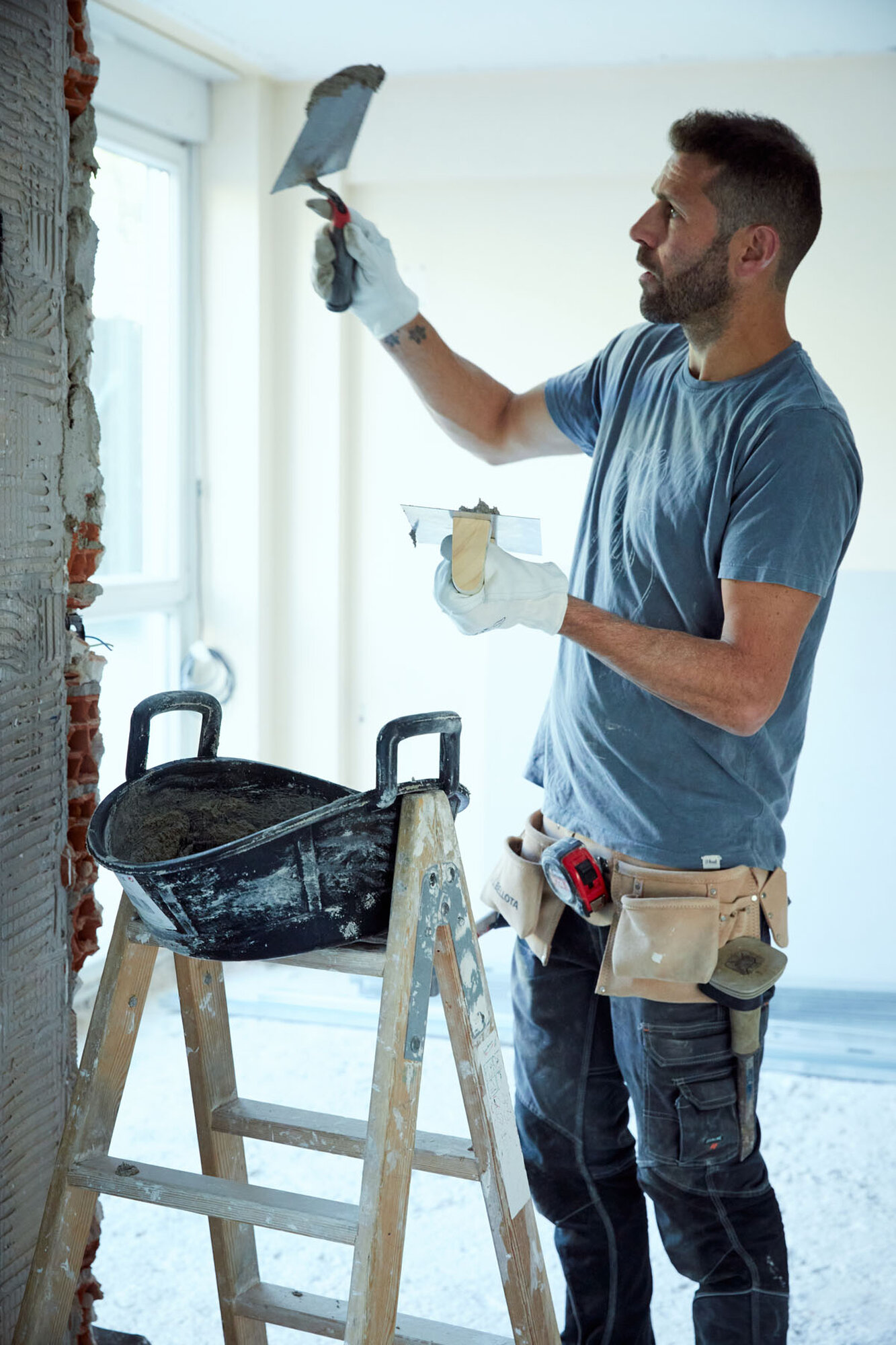 Cubo de caucho espuerta 11 litros negro / BKCESP11BP