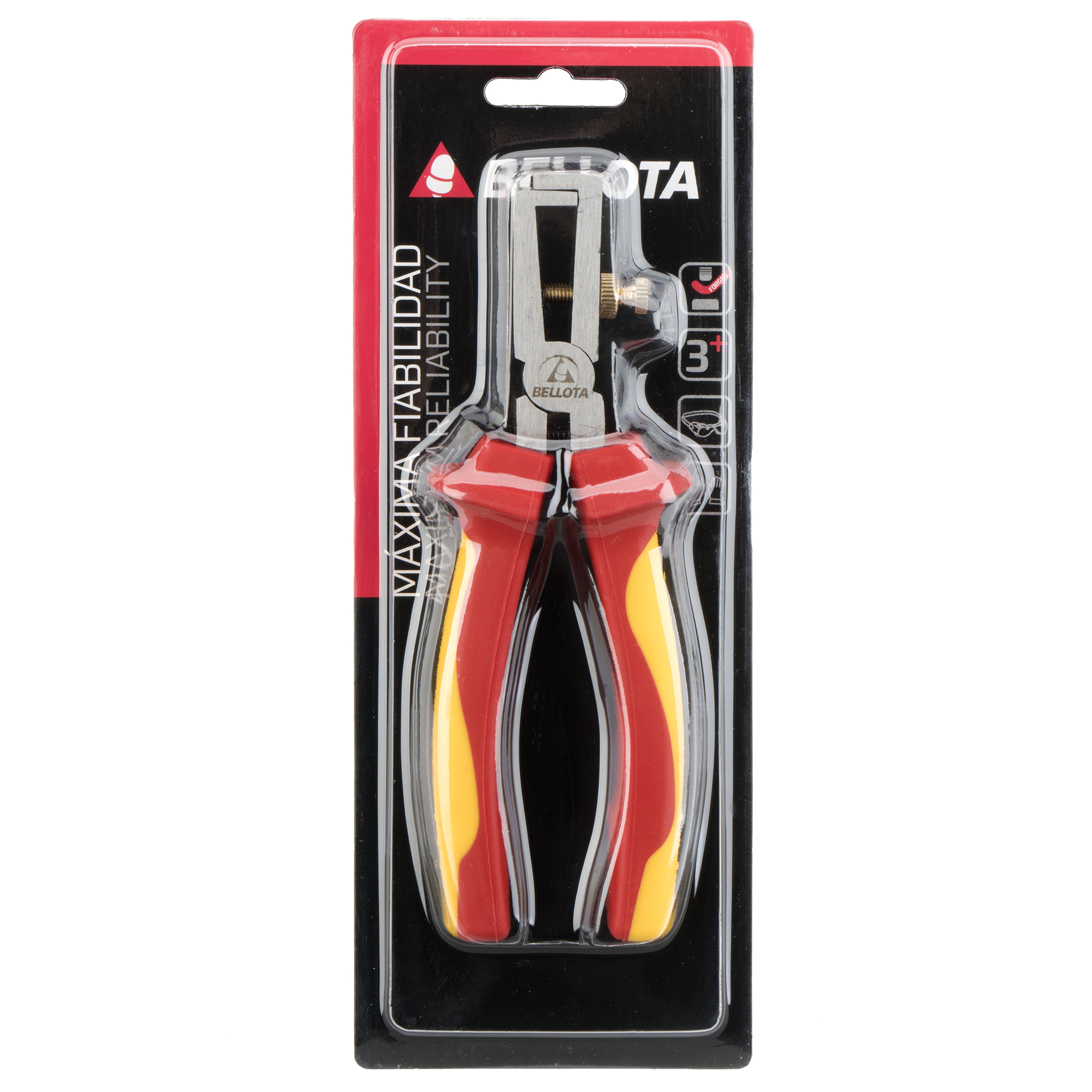 Alicate pelacables aislado para trabajos eléctricos con tensión hasta 1.000V / 26150VDE