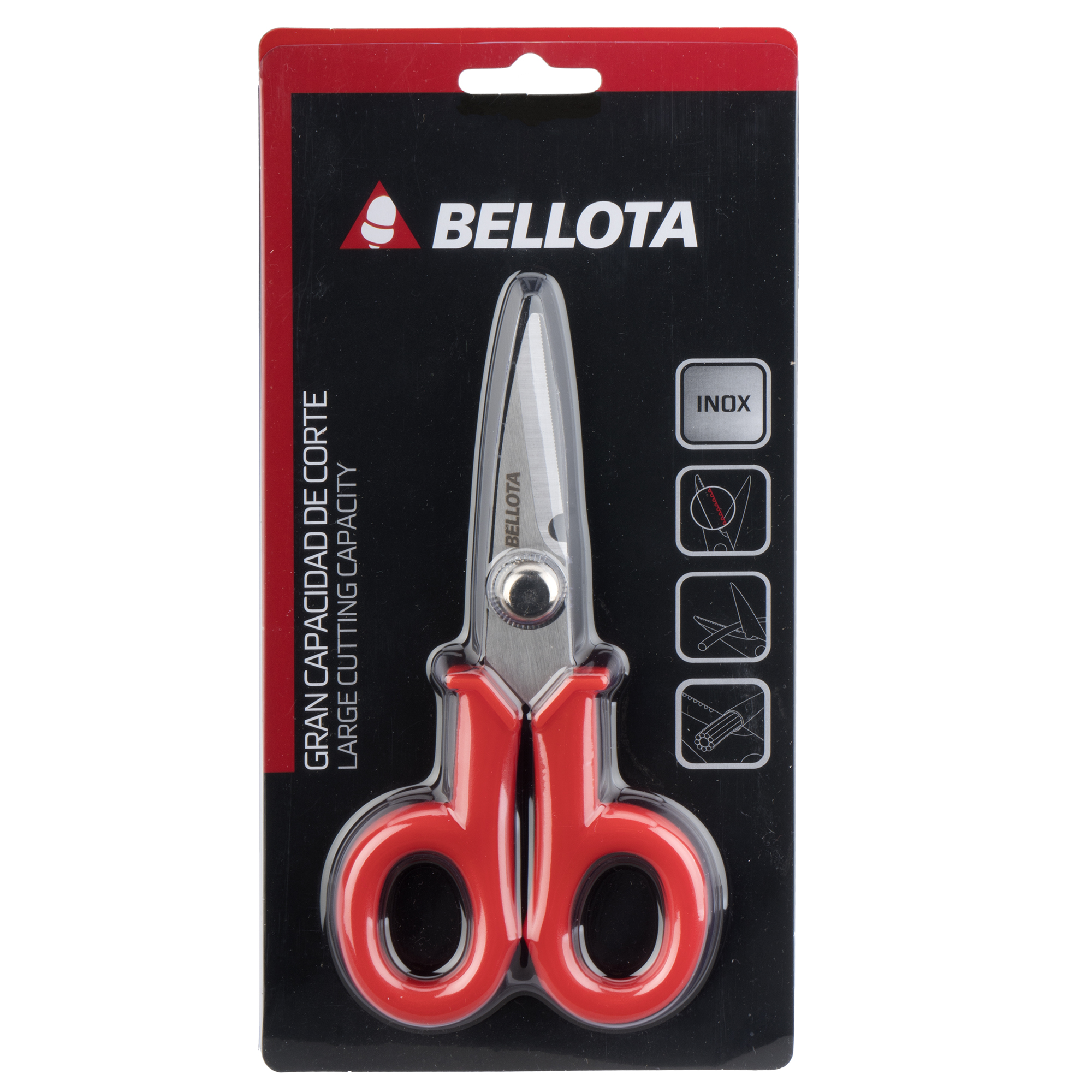 Tijera electricista de acero inoxidable, pelacables / 26010