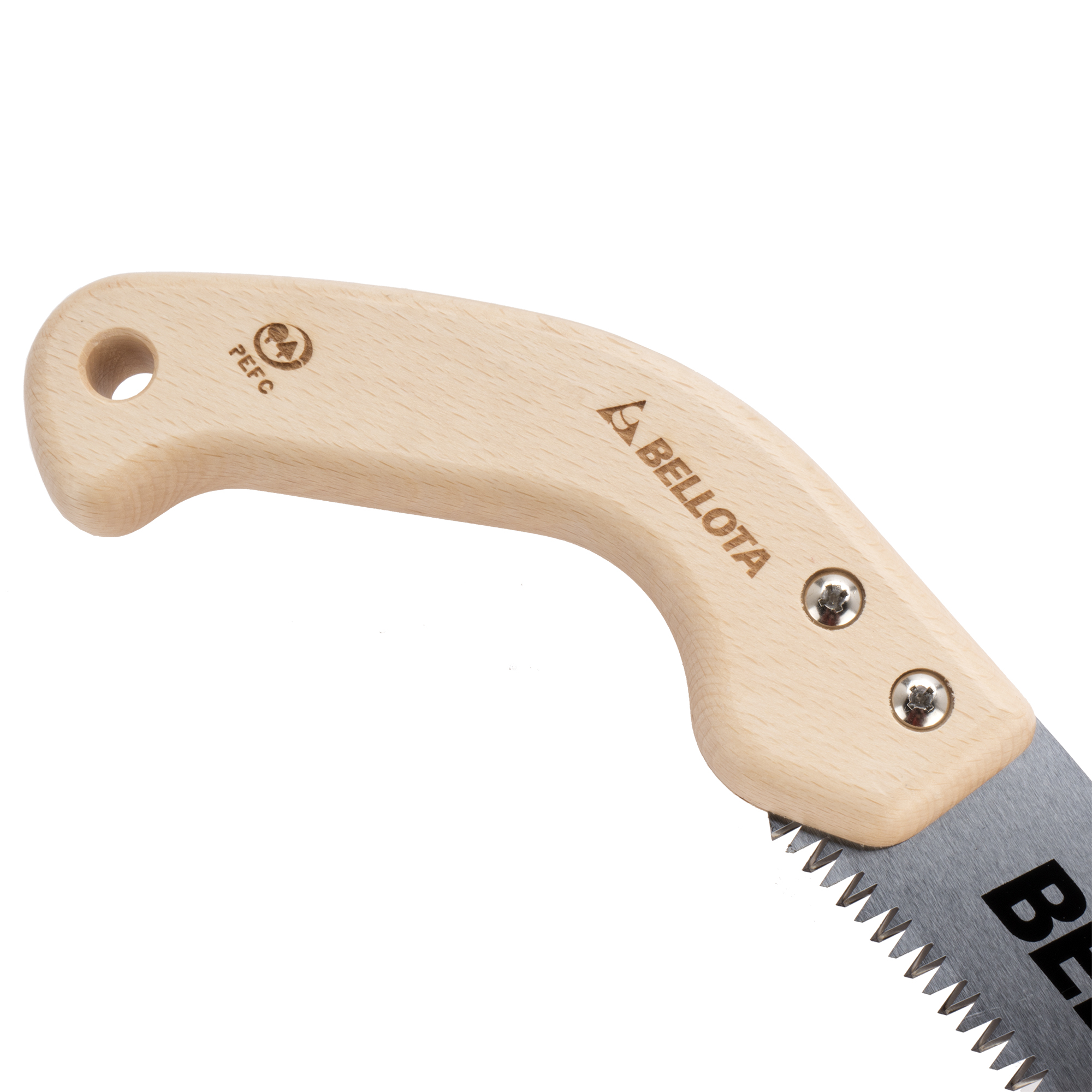 Serrucho de poda profesional Clásico gama León con mango de madera recto / 450MR