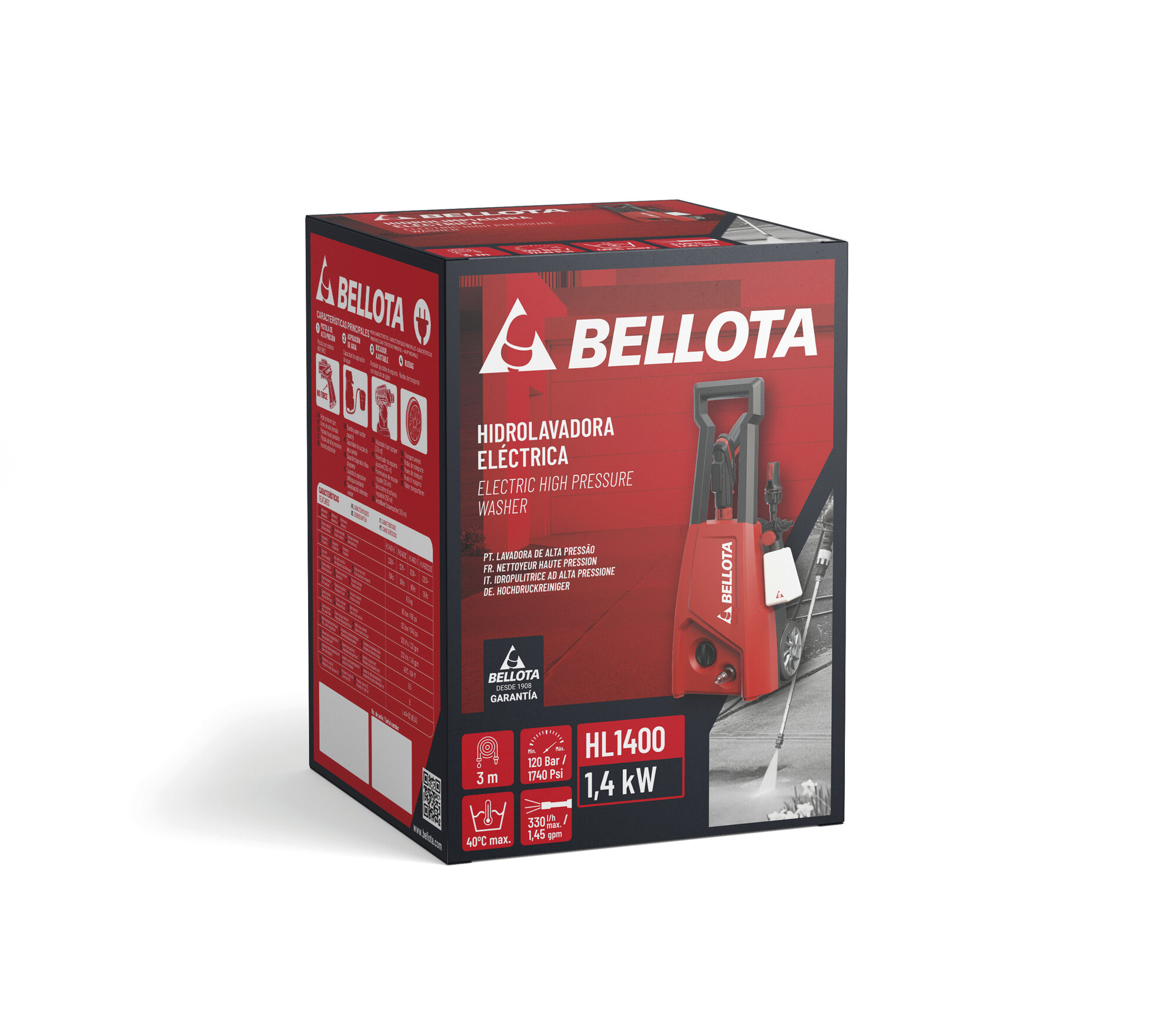 Hidrolimpiadora de 120 bar / HL1400E
