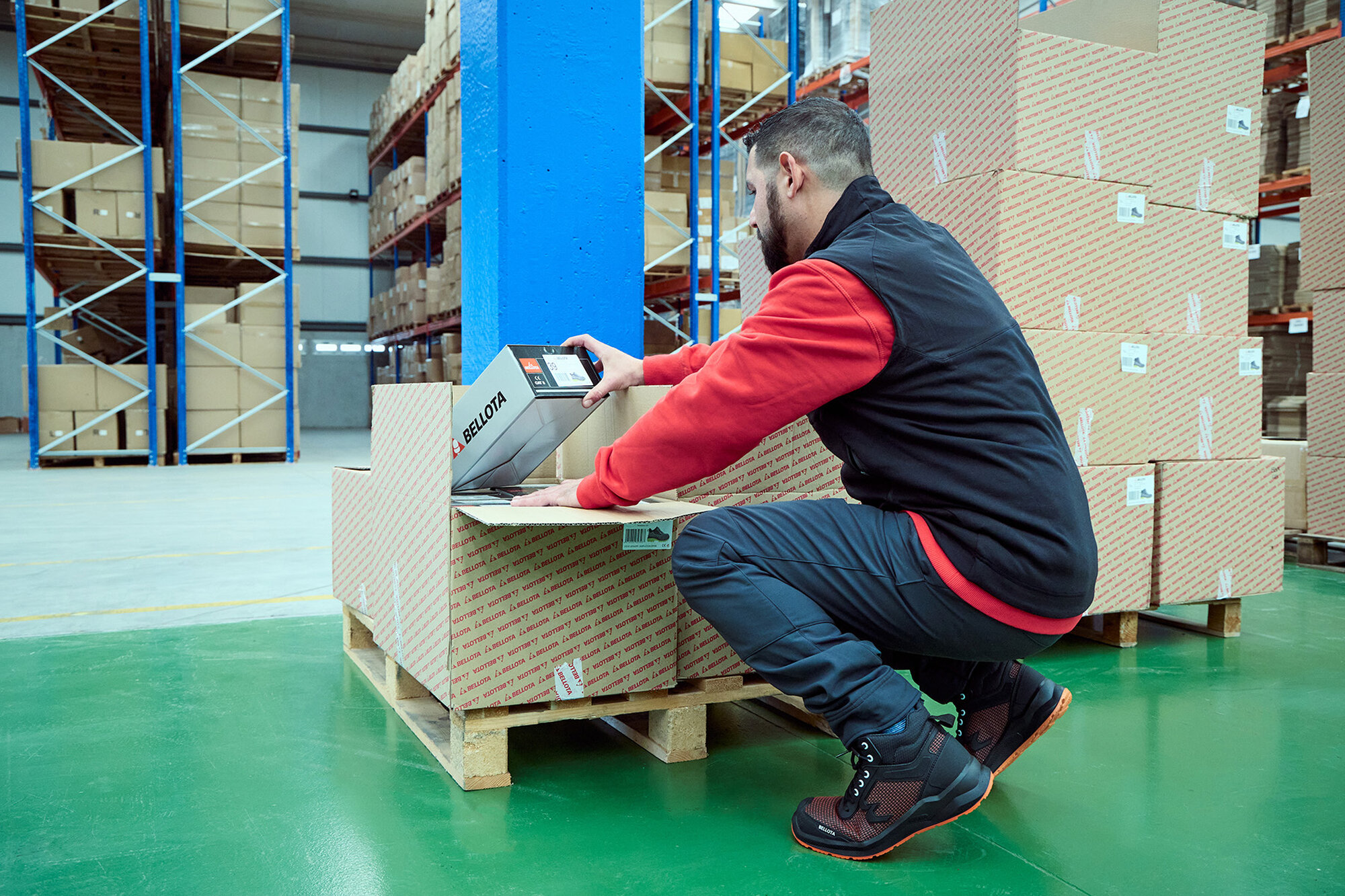 Zapatilla de seguridad Running Naranja S3S / RUNJS3S