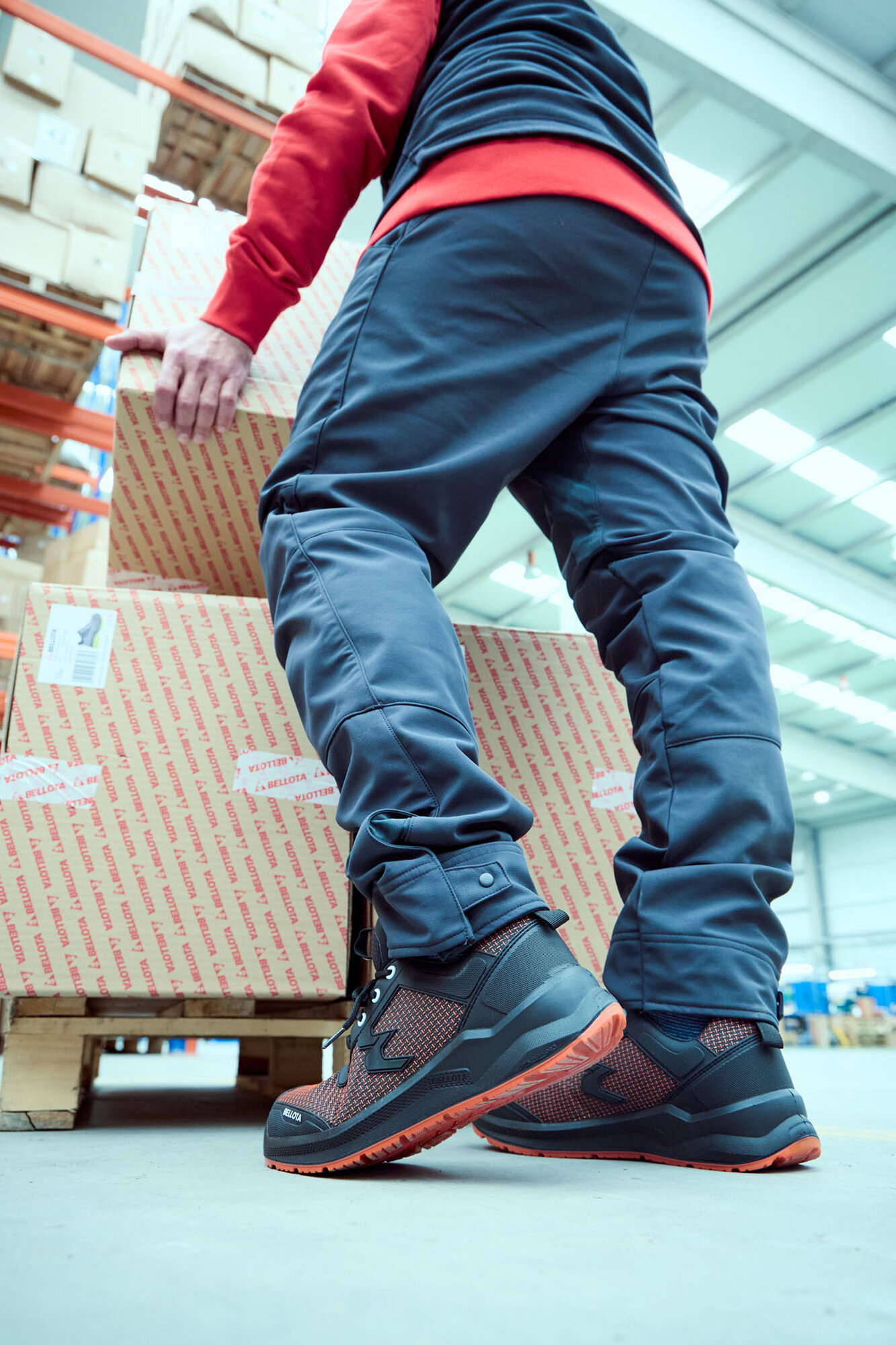 Zapatilla de seguridad Running Naranja S3S / RUNJS3S