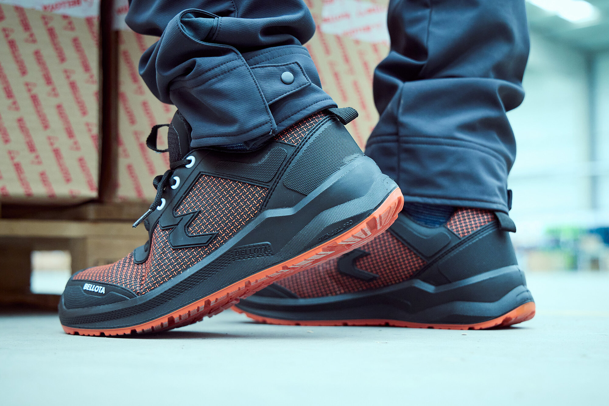 Zapatilla de seguridad Running Naranja S3S / RUNJS3S