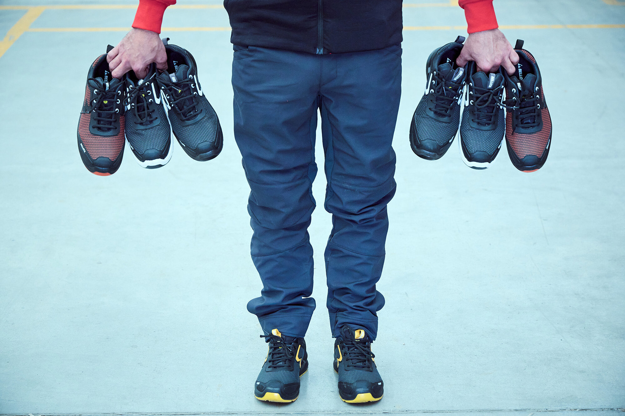 Zapatilla de seguridad Running Naranja S3S / RUNJS3S