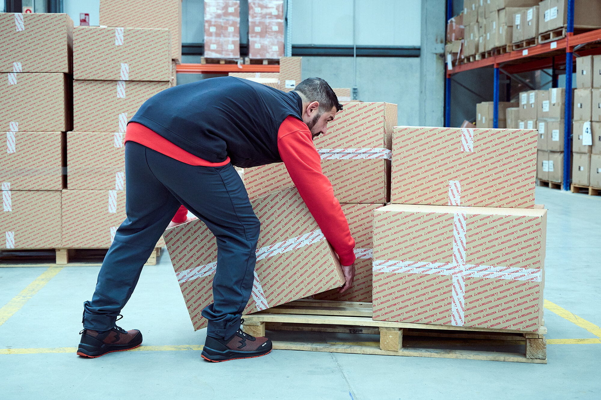 Zapatilla de seguridad Running Naranja S3S / RUNJS3S