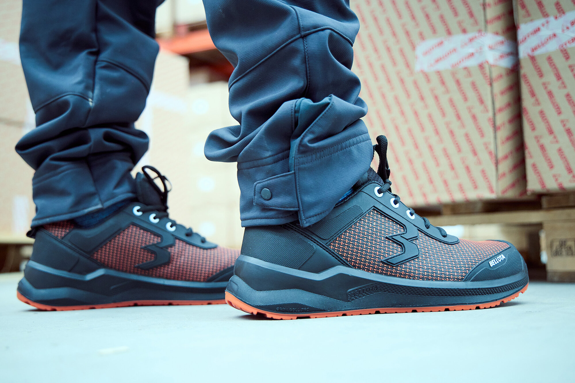 Zapatilla de seguridad Running Naranja S3S / RUNJS3S