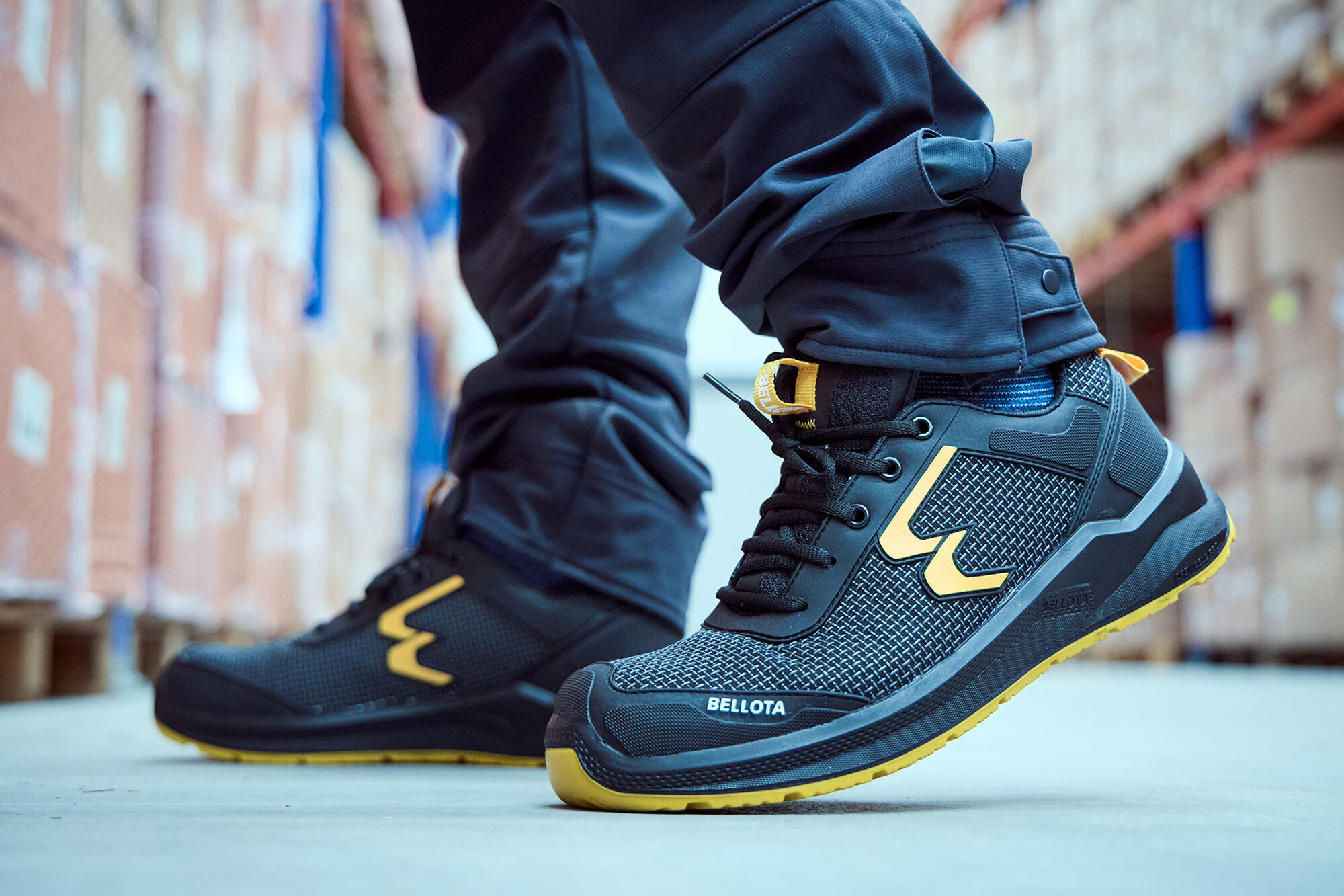 Zapatilla de seguridad Running Amarillo S3S / RUNAS3S