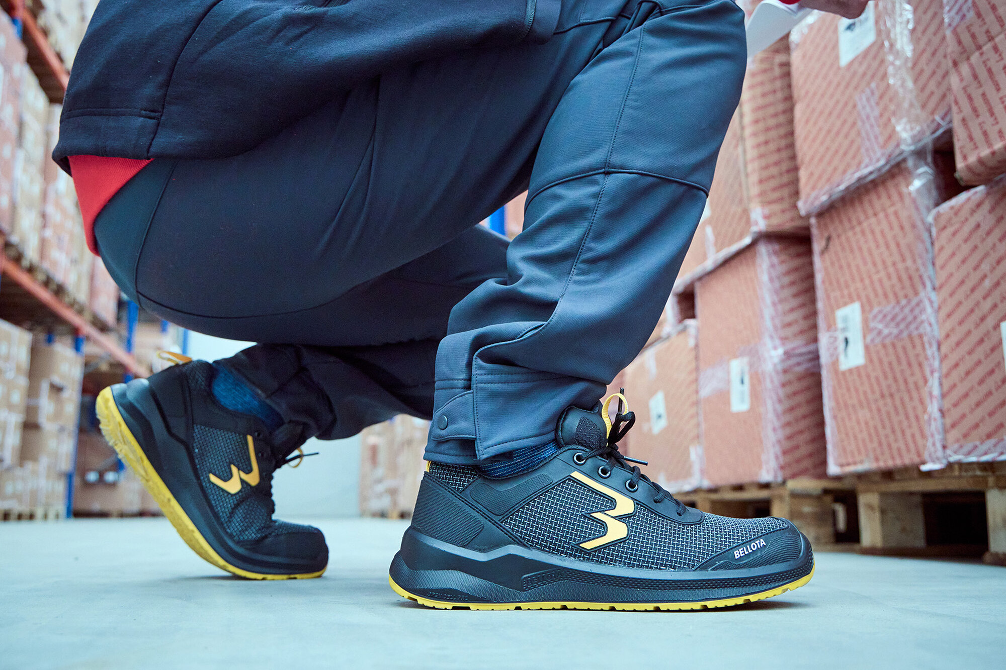 Zapatilla de seguridad Running Amarillo S3S / RUNAS3S