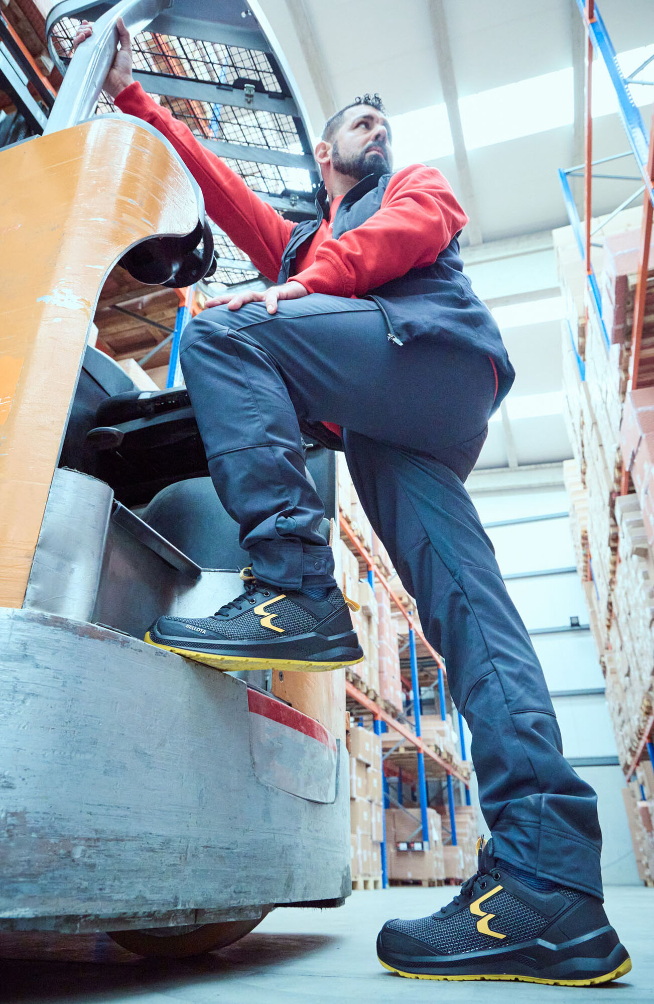 Zapatilla de seguridad Running Amarillo S3S / RUNAS3S