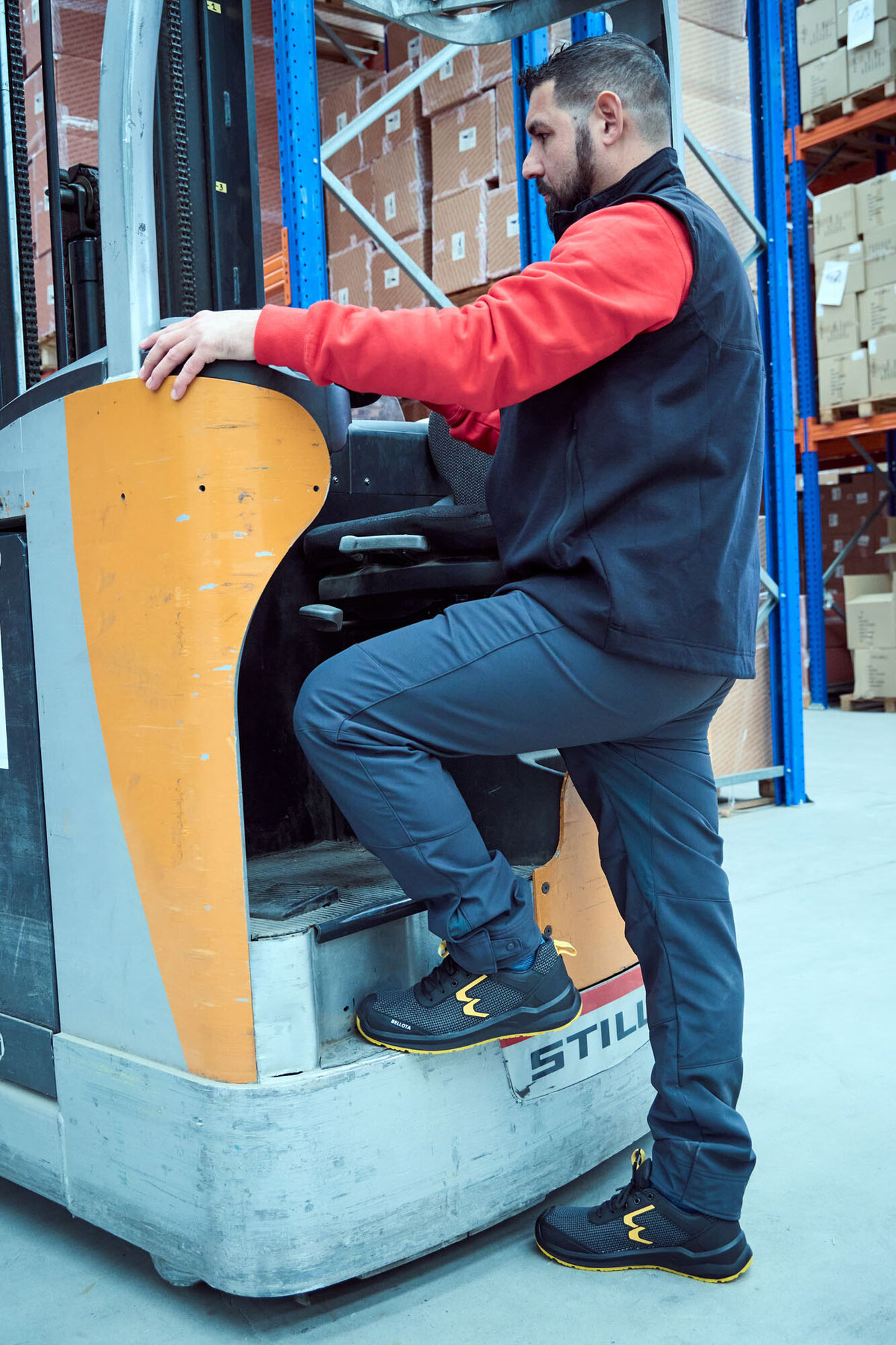 Zapatilla de seguridad Running Amarillo S3S / RUNAS3S