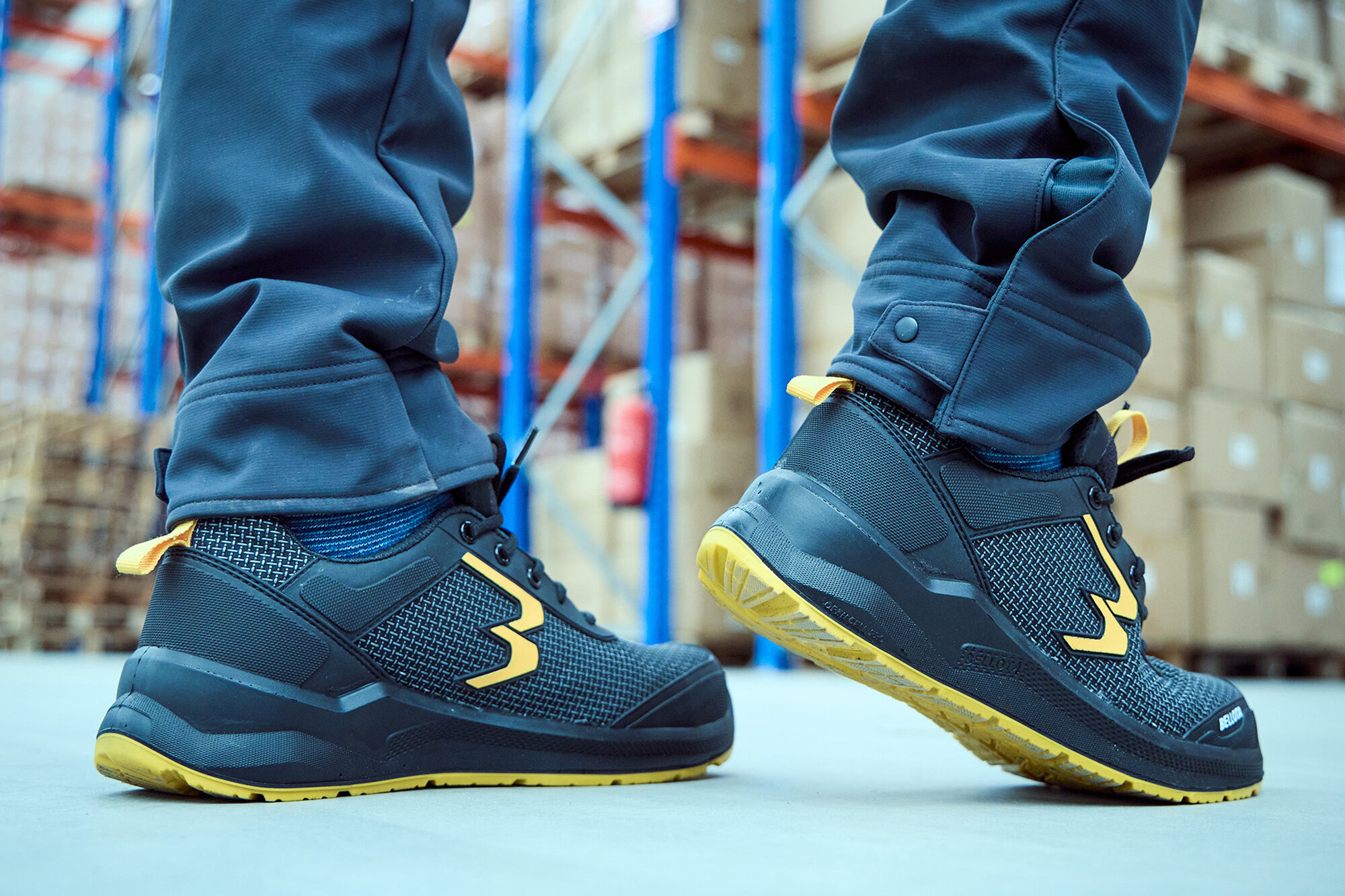 Zapatilla de seguridad Running Amarillo S3S / RUNAS3S