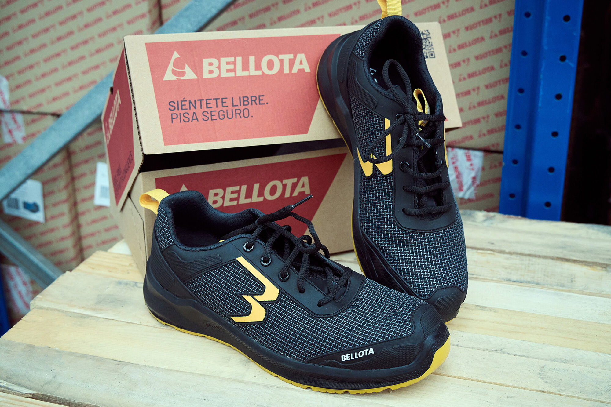 Zapatilla de seguridad Running Amarillo S3S / RUNAS3S
