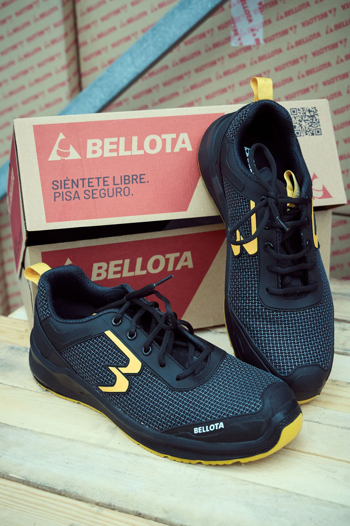 Zapatilla de seguridad Running Amarillo S3S / RUNAS3S