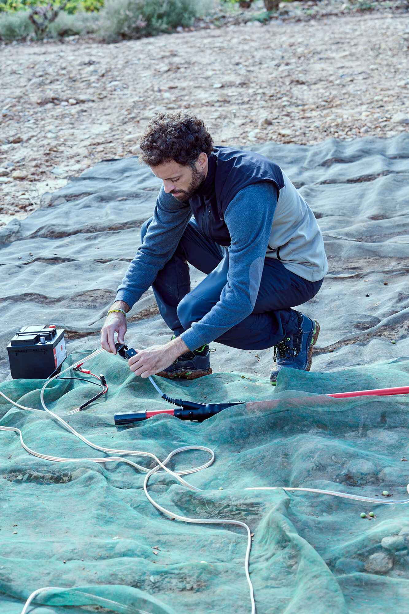 Vareador de aceitunas Cigüeña  con 2 velocidades